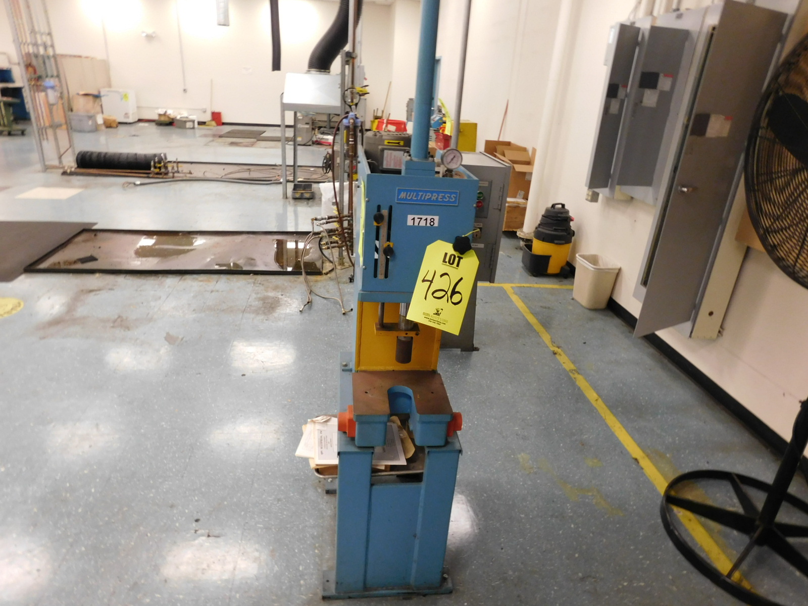 QPI MULTIPRESS, MODEL WSA-3P, 3 TON, S/N M-4503-426