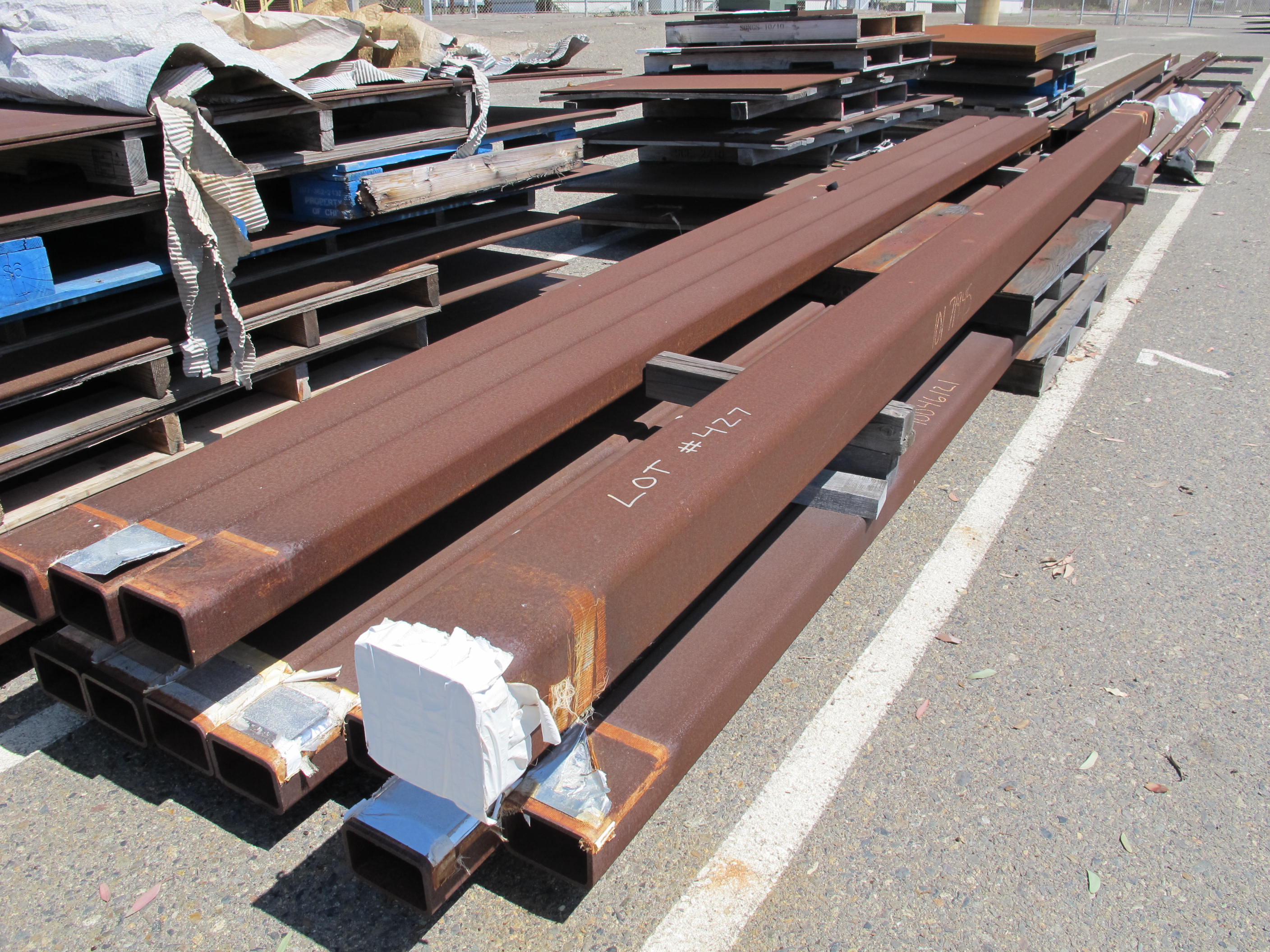LOT ASSORTED PIPES (W-46 YARD) LOADING & HANDLING FEE $350-