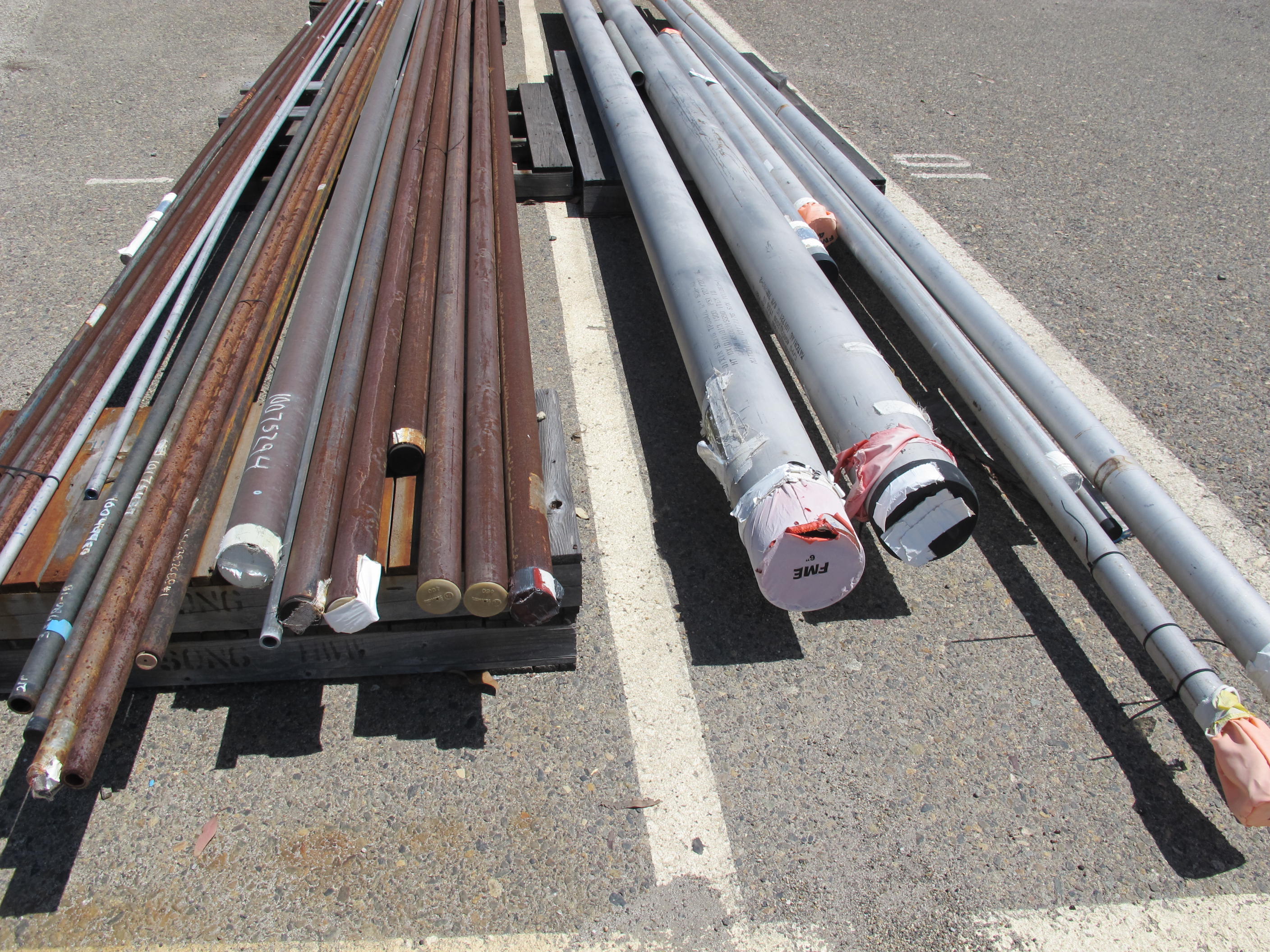 LOT (2) SPOOLS OF HOSE (W-46 YARD) LOADING & HANDLING FEE $75-