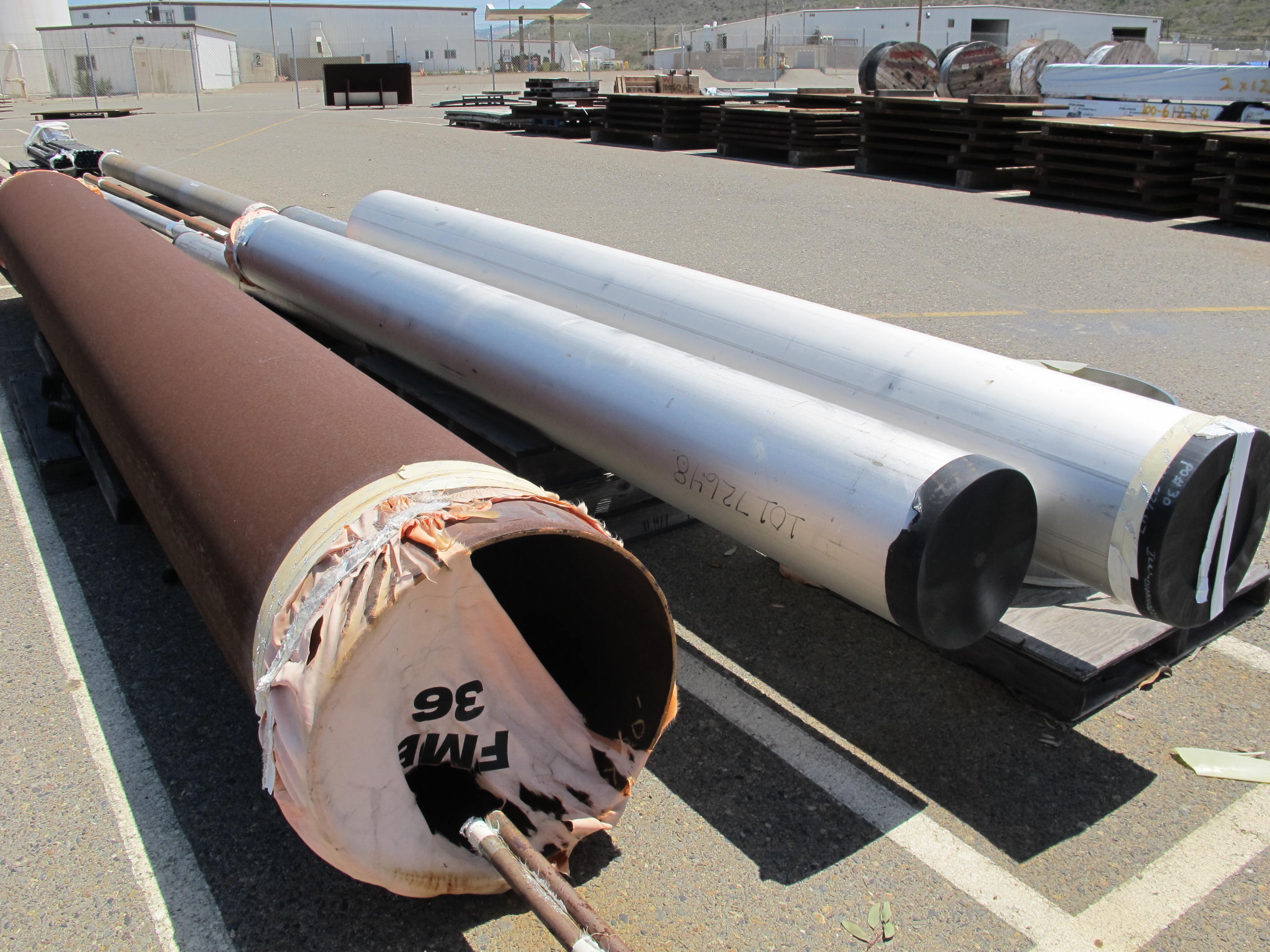 LOT (2) SPOOLS OF HOSE (W-46 YARD) LOADING & HANDLING FEE $75-