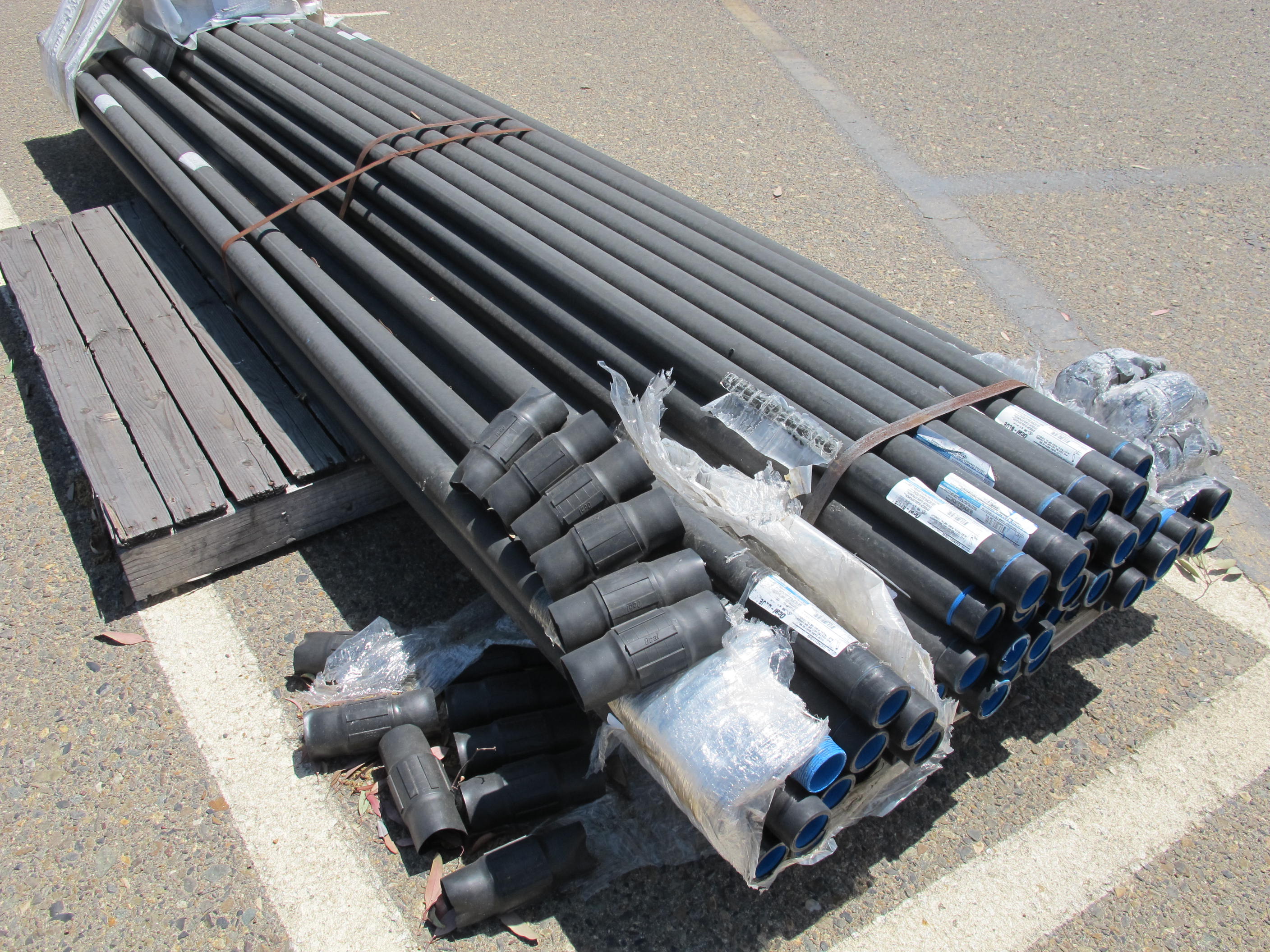 LOT (2) SPOOLS OF HOSE (W-46 YARD) LOADING & HANDLING FEE $75-