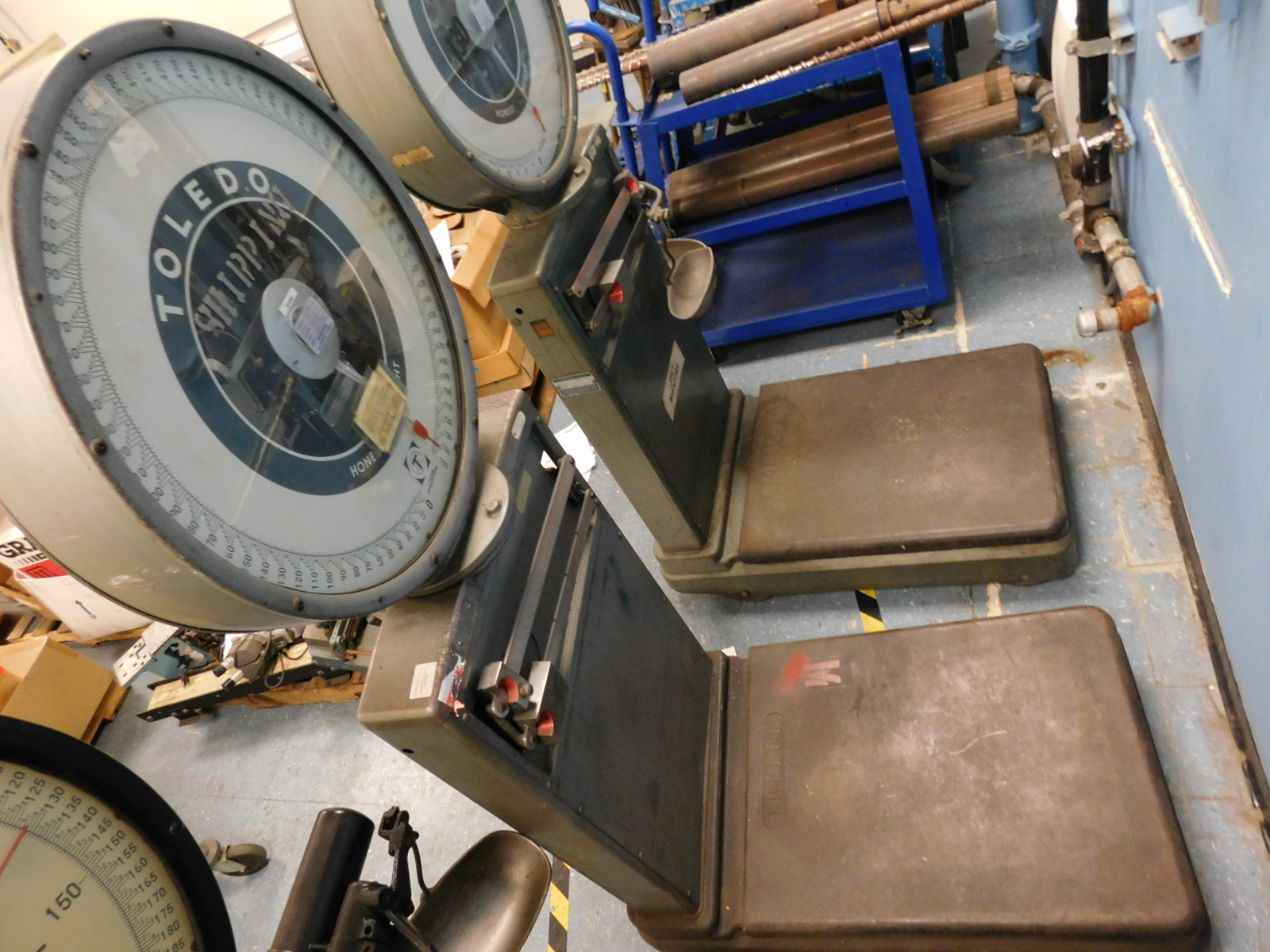 TOLEDO SCALE, MODEL 2181, S/N 14105, CAPACITY: 625 LBS.-447