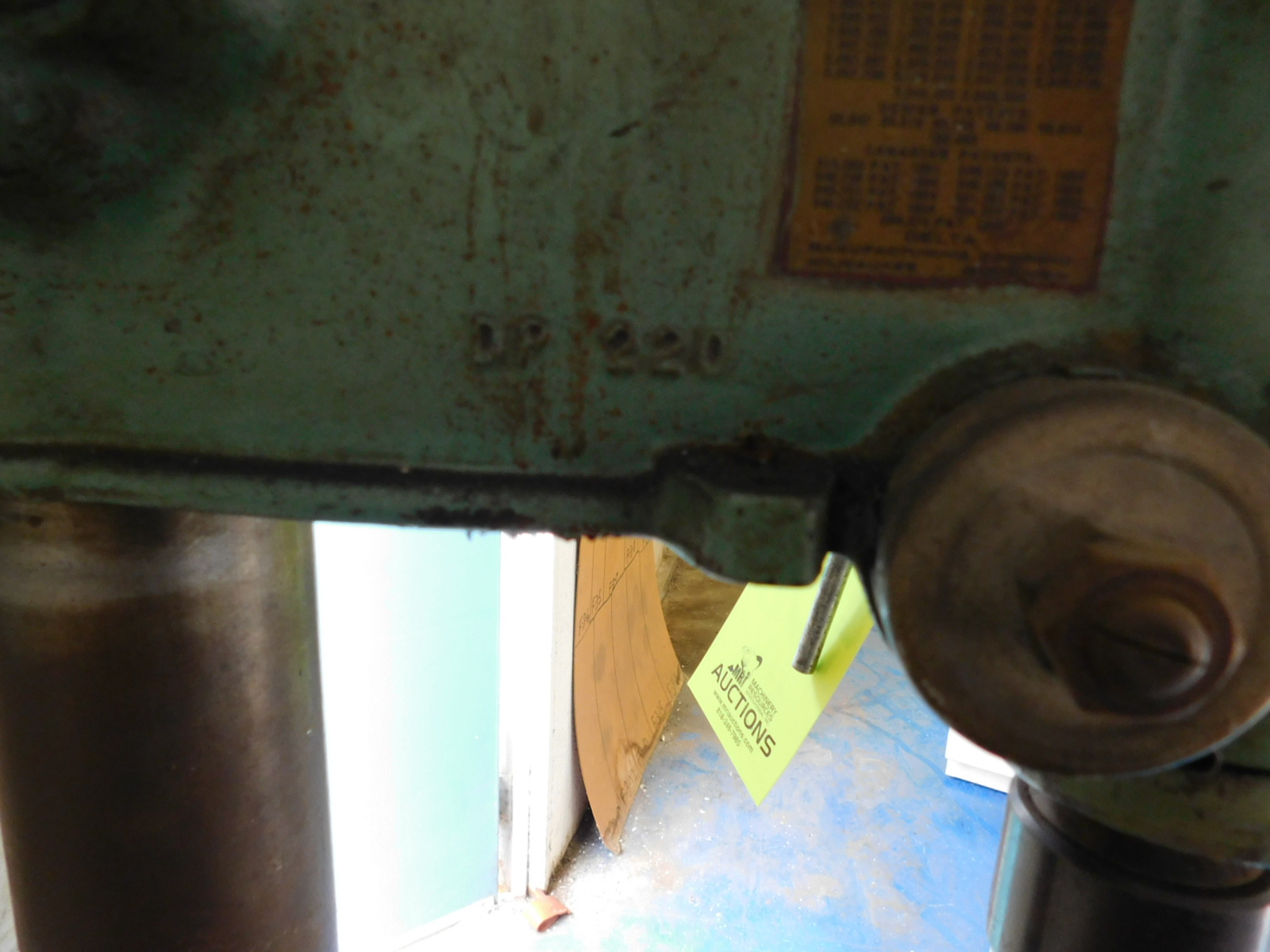 ANTIQE DELTA DP220 DRILL PRESS-458