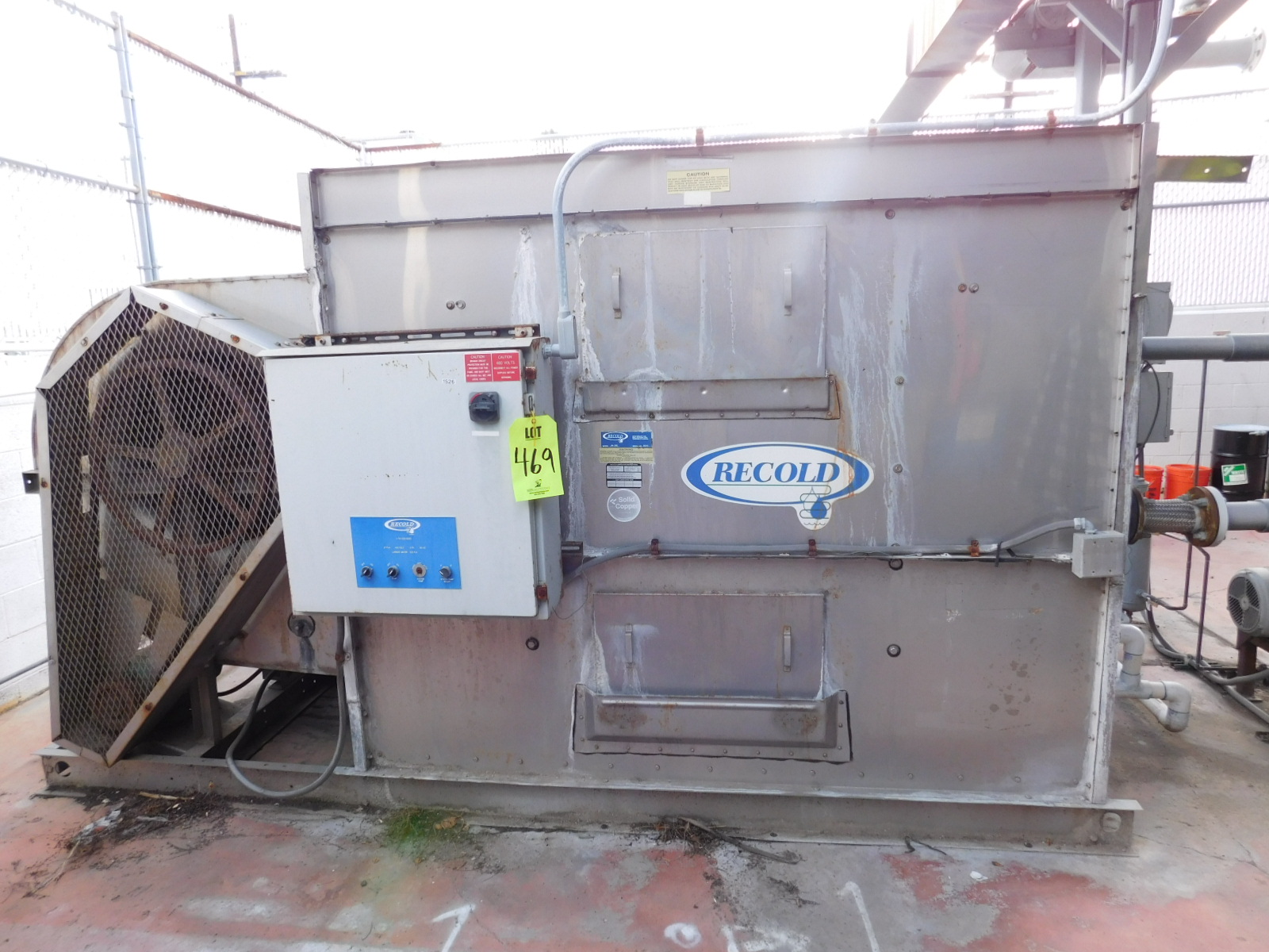 RECOLD FLUID COOLER, MODEL JW35-B, S/N 00212-469