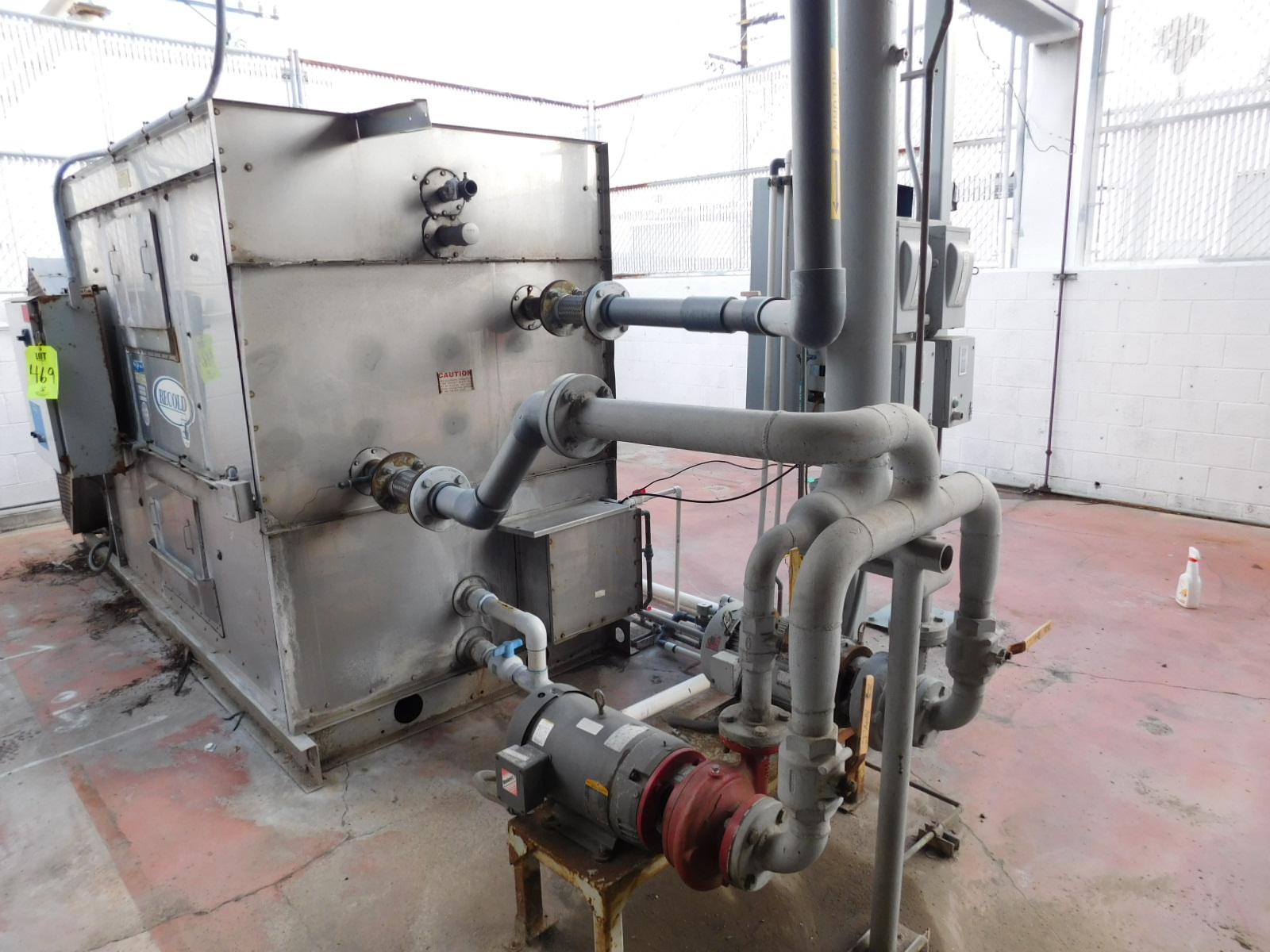 RECOLD FLUID COOLER, MODEL JW35-B, S/N 00212-469