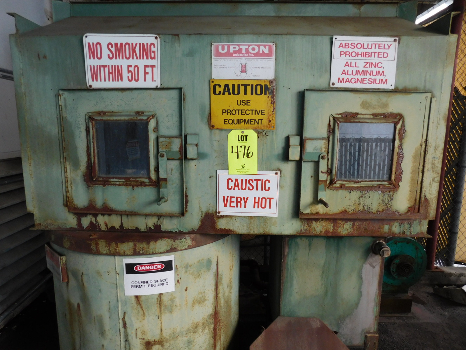 UPTON INDUSTRIES OVEN W/UPTON P6-2483-A CONTROL PANEL-476