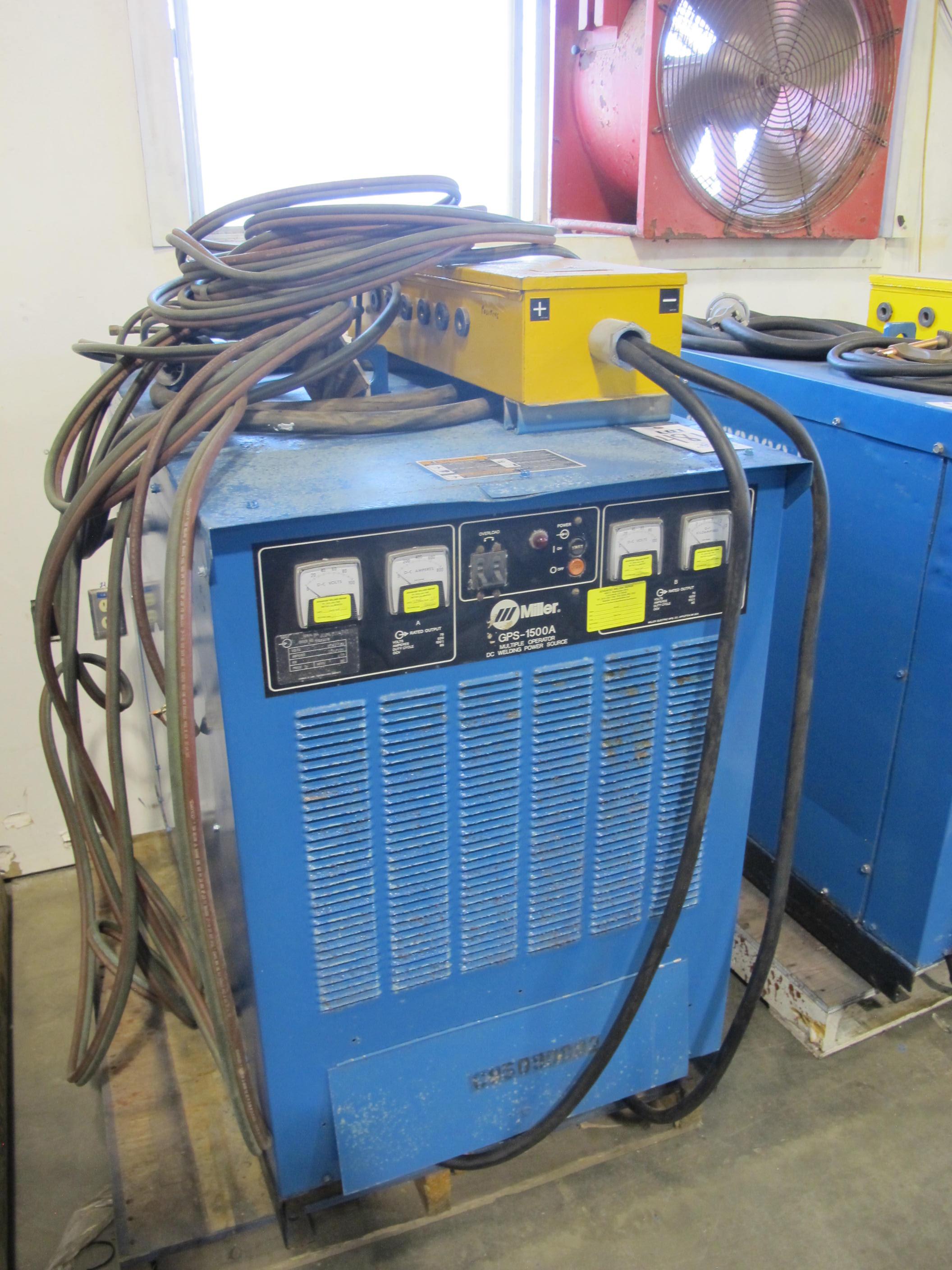 MILLER MODEL GPS-1500A WELDING POWER SOURCE (G-49) LOADING & HANDLING FEE $15-