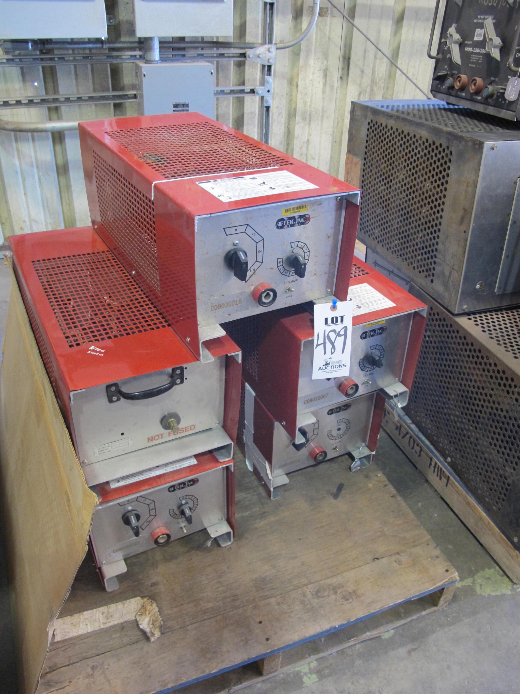 LOT (5) AFTEK, INC WELDERS (G-49) LOADING & HANDLING FEE $15-