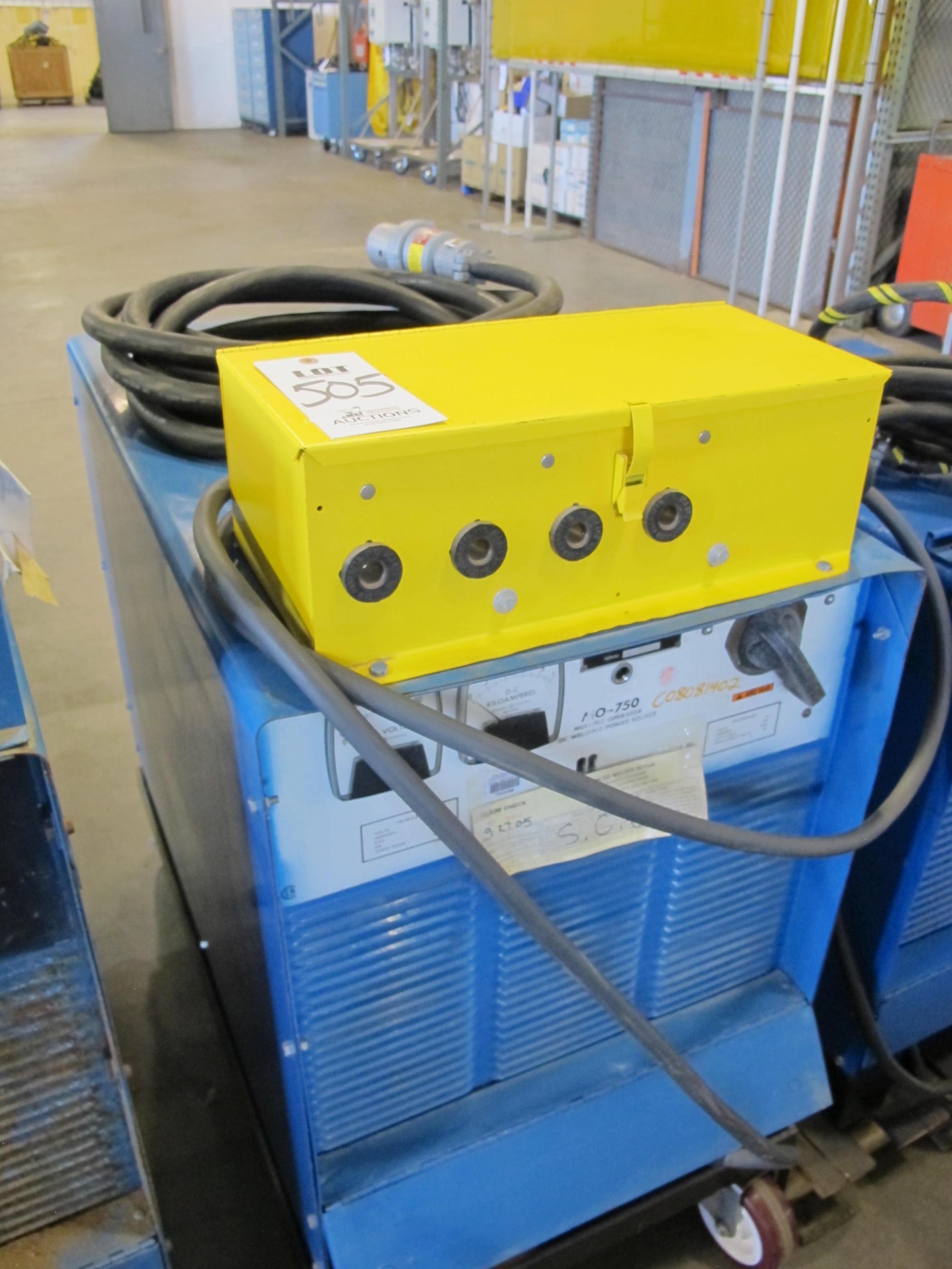 MILLER MODEL MO-750 PORTABLE WELDING POWER SOURCE (G-49) LOADING & HANDLING FEE $15-