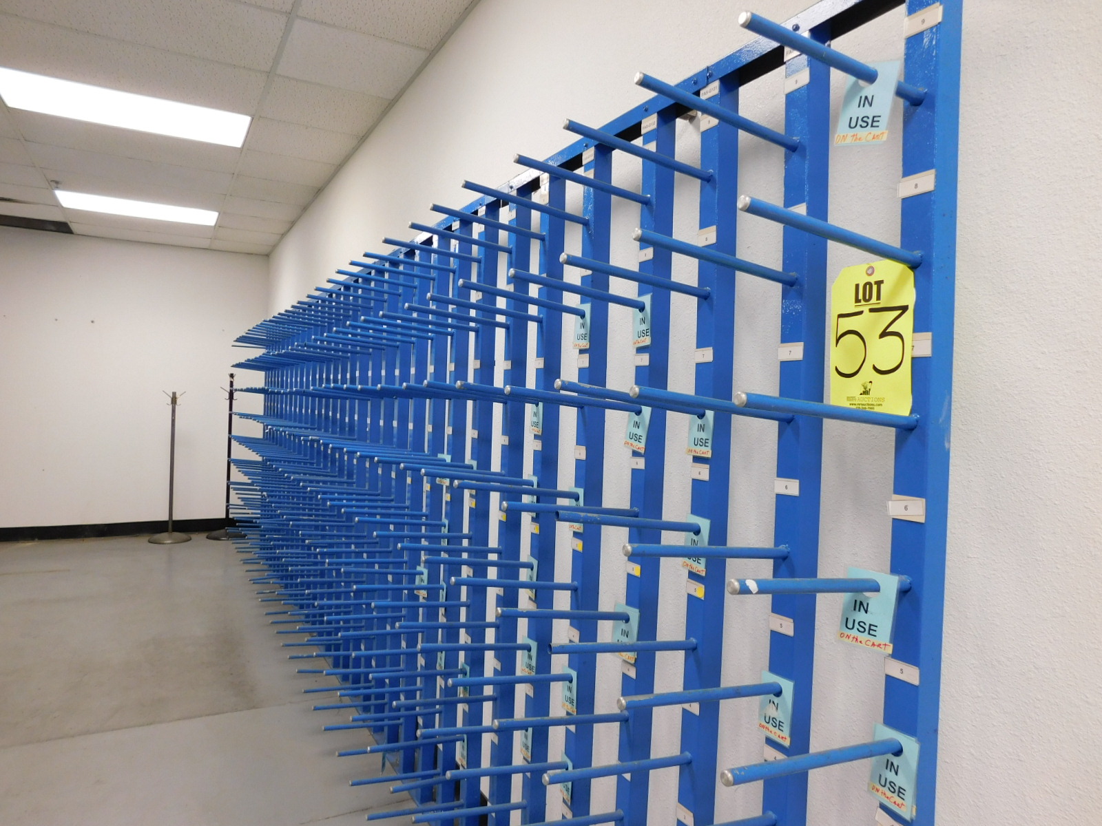 MATERIAL RACK, 22'X85"X12" (SEE PHOTO)-53