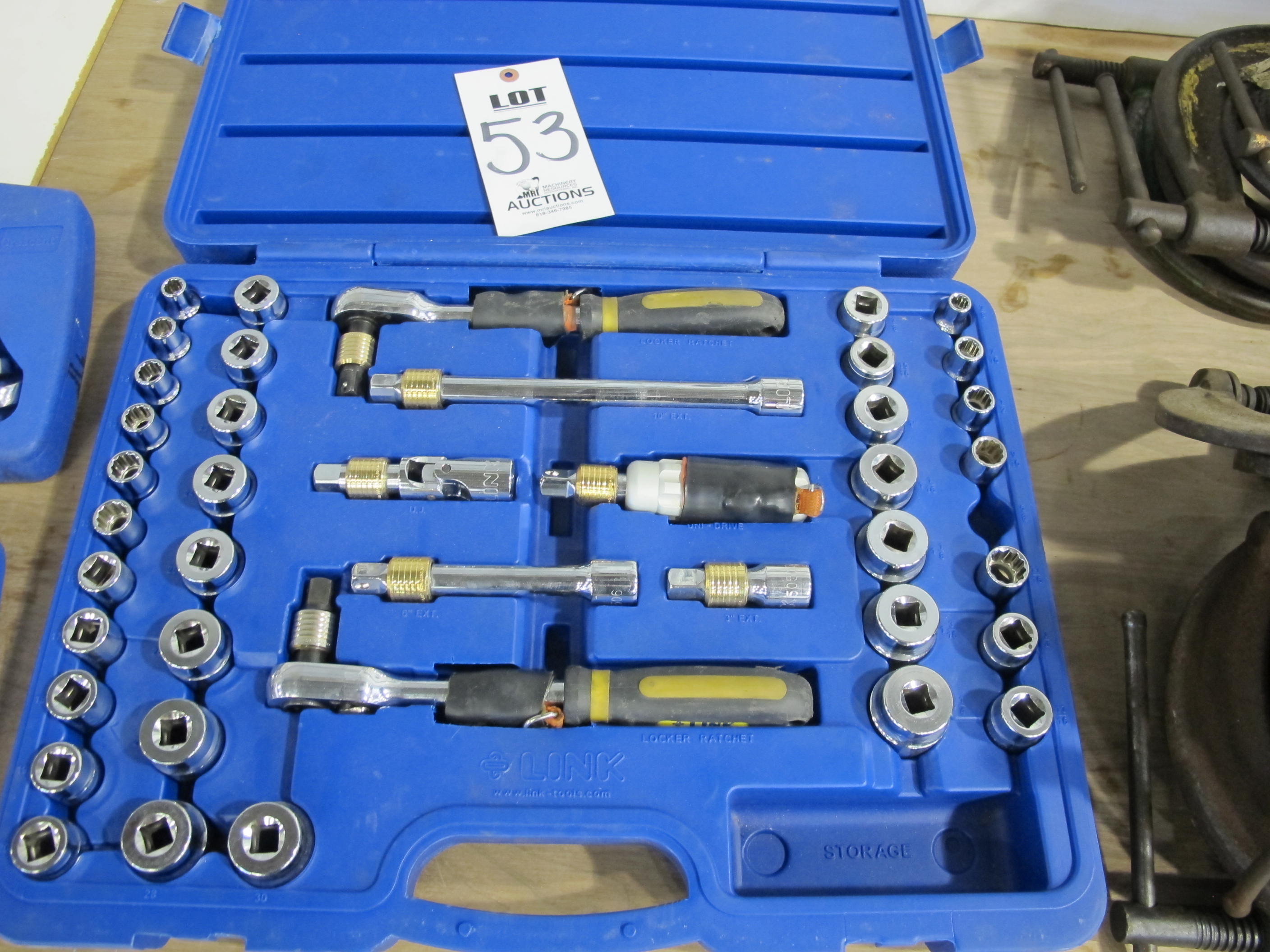 LINK SOCKET & RATCHET SET (G-49) LOADING & HANDLING FEE $5-