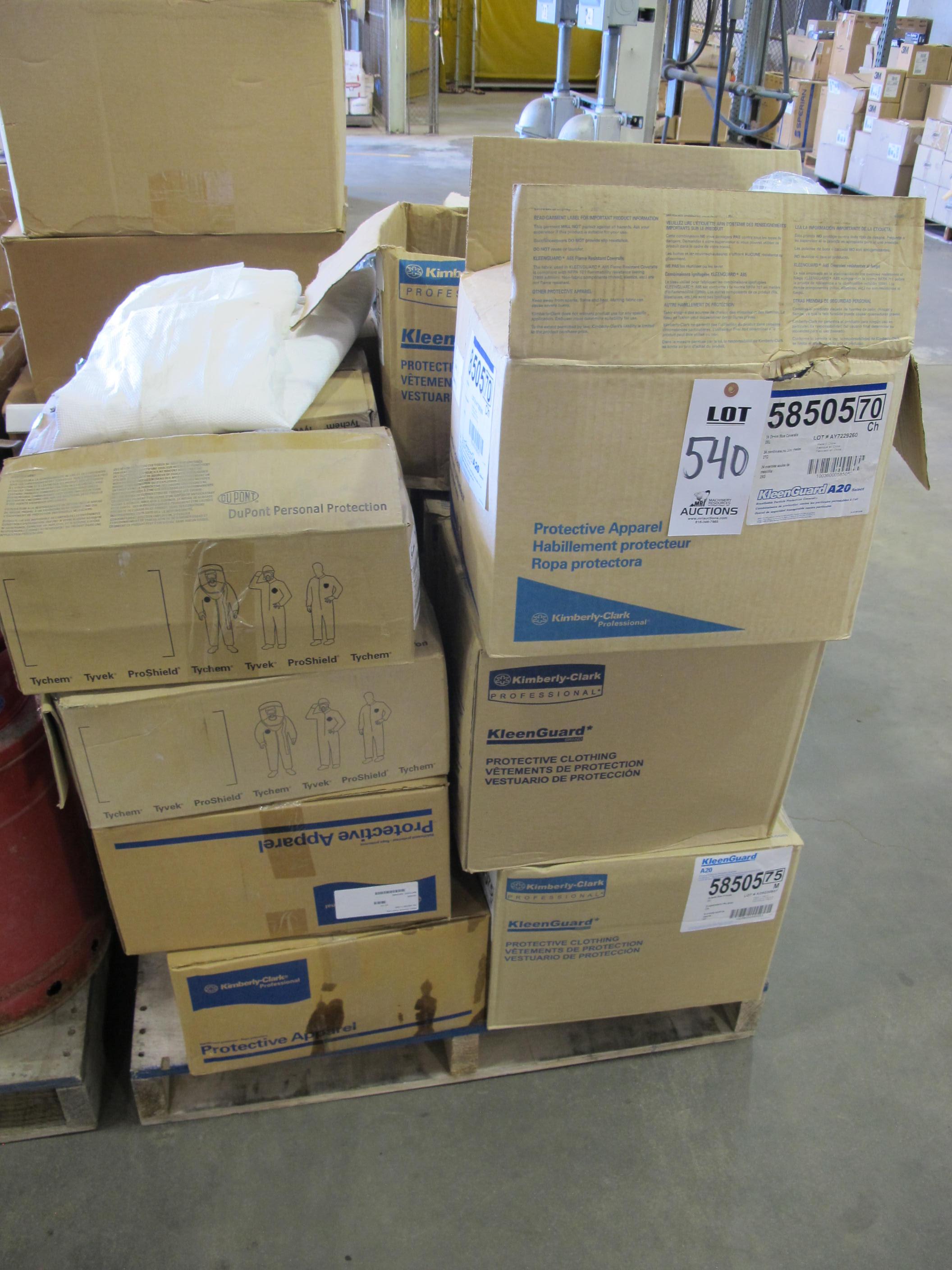 LOT ASSORTED COVERALLS (G-49) LOADING & HANDLING FEE $15-