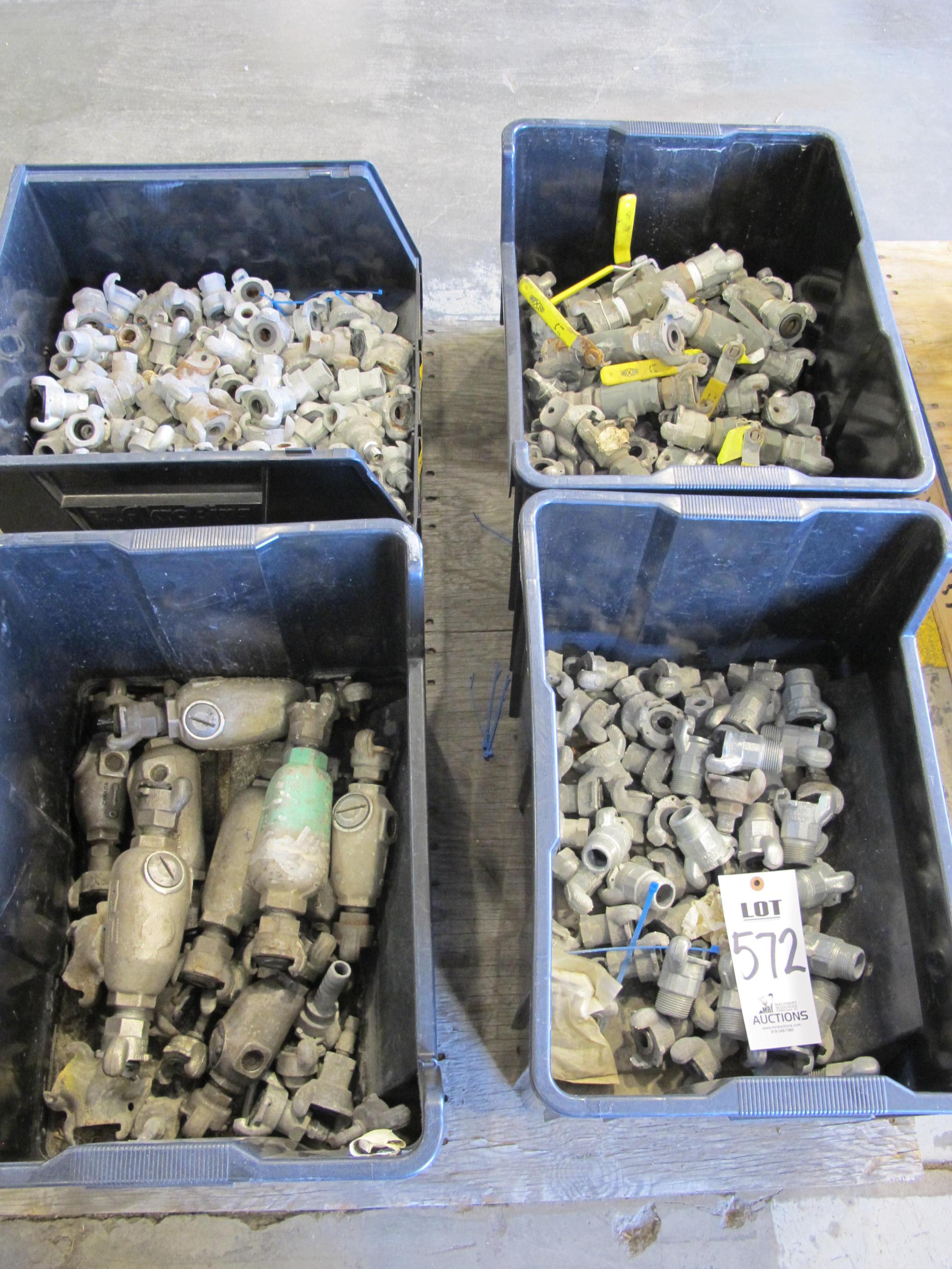 LOT ASSORTED AIR CONNECTORS (G-49) LOADING & HANDLING FEE $15-