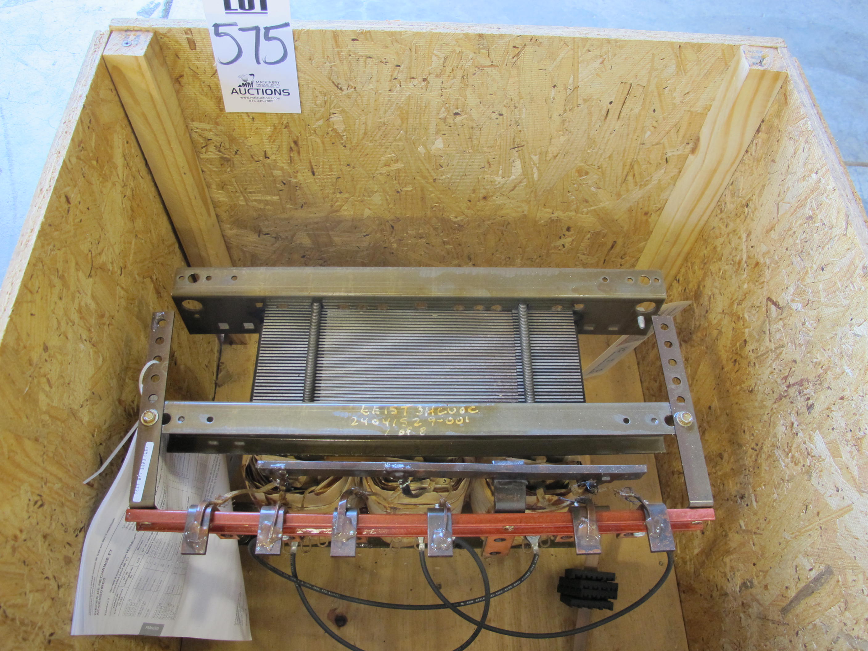 LOT (2) SQUARE D TRANSFORMER 600 VOLTS & BELOW (G-49) LOADING & HANDLING FEE $30-