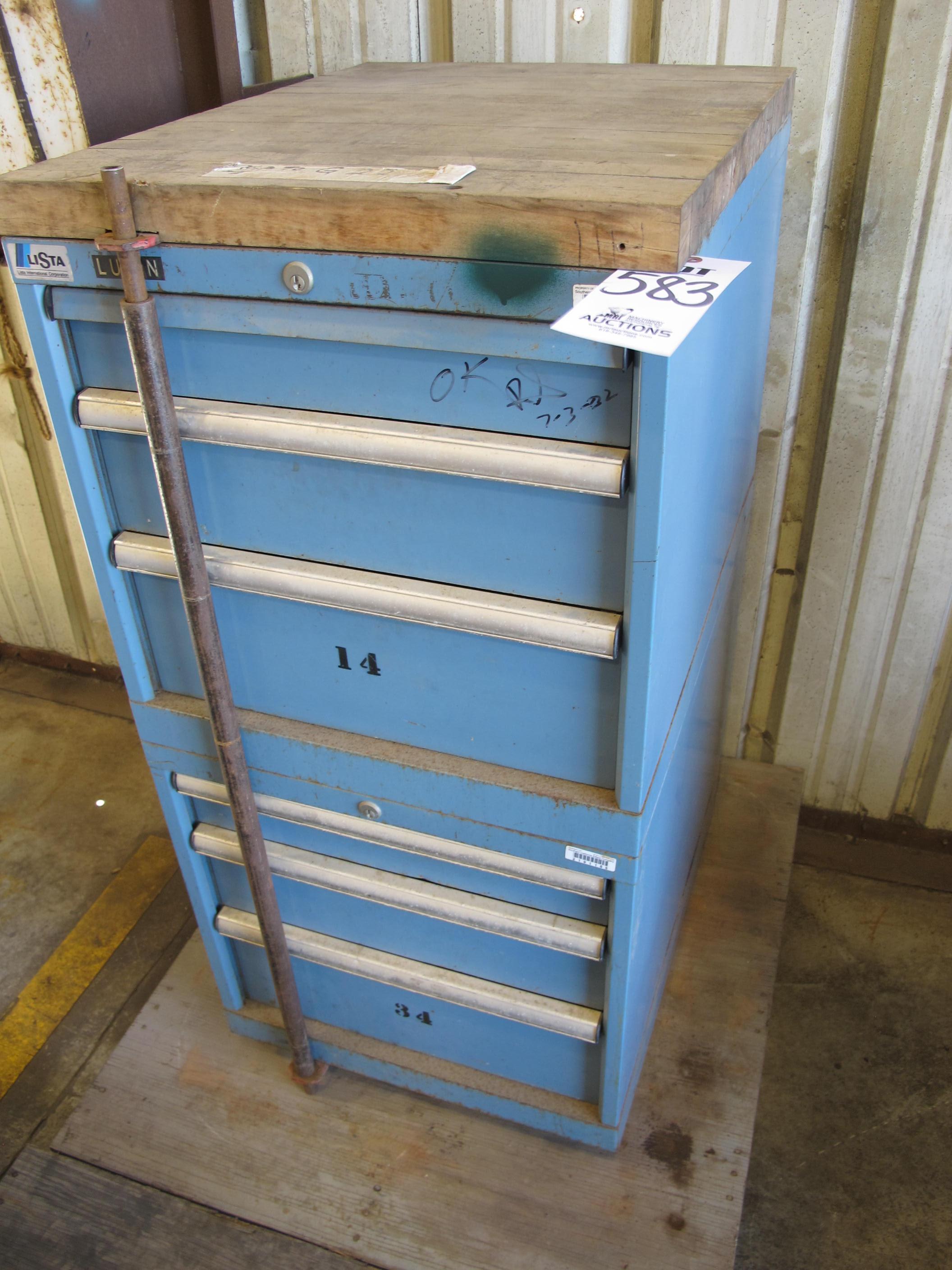 LISTA 6-DRAWER TOOL CABINET (G-49) LOADING & HANDLING FEE $30-