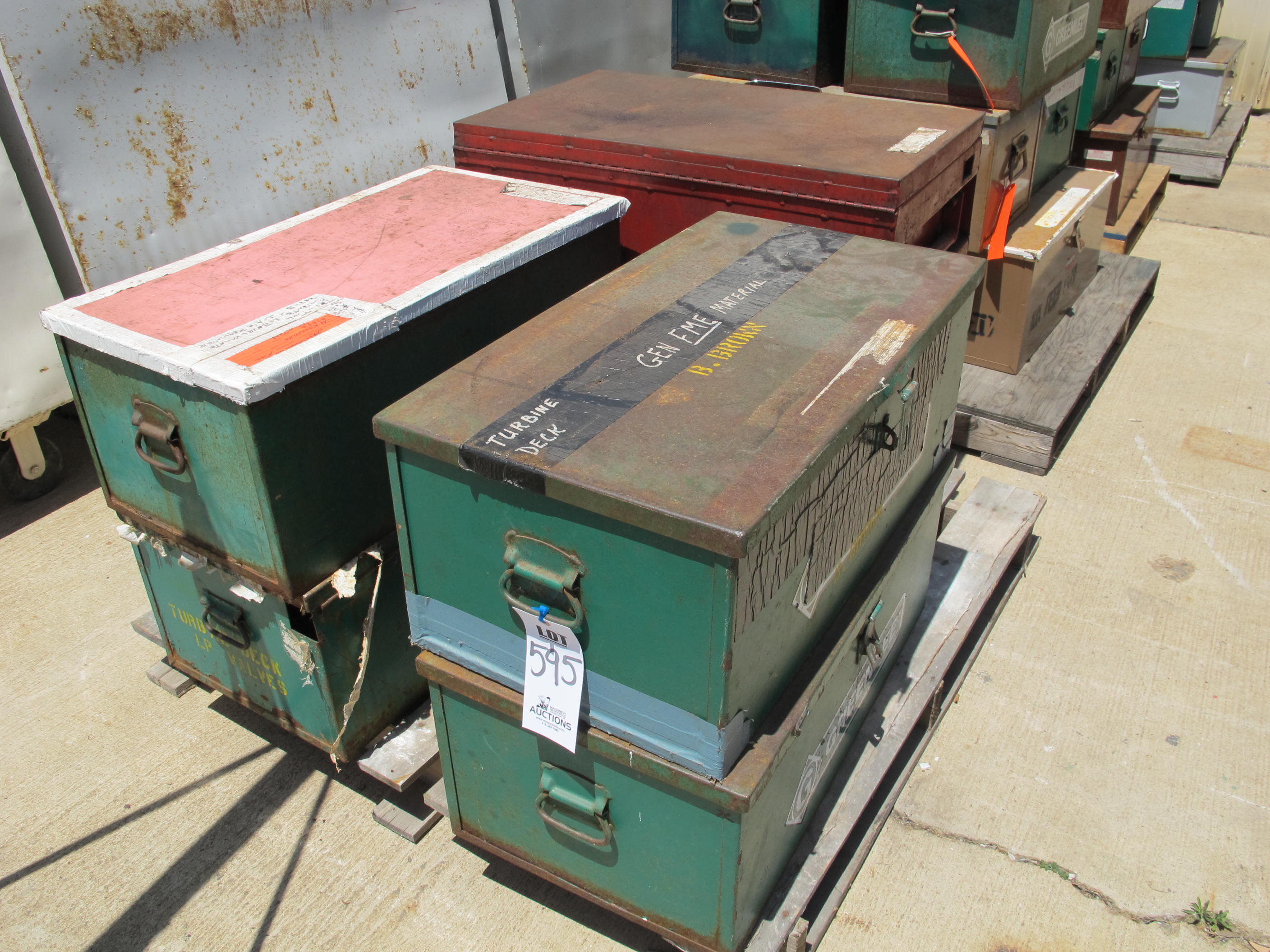 LOT (6) ASSORTED JOB BOXES (G-49) LOADING & HANDLING FEE $15-