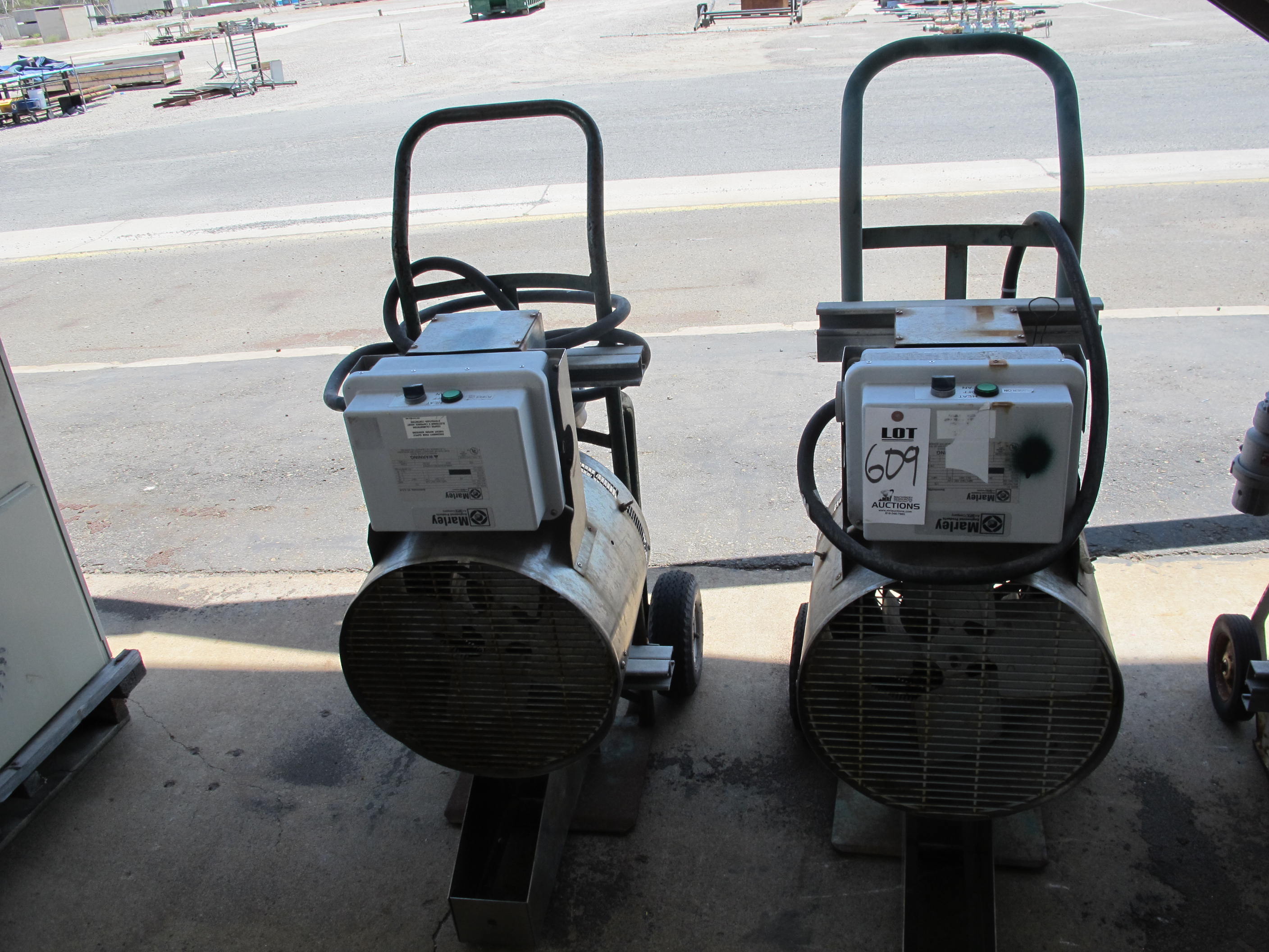 LOT (2) MARLEY ELECTRIC HEATERS (G-49) LOADING & HANDLING FEE $15-
