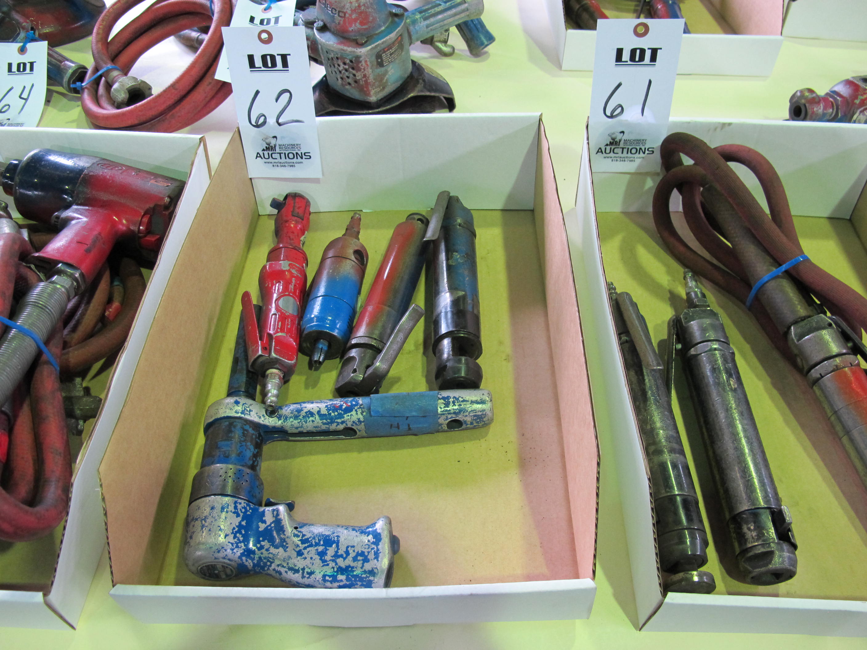 ASSORTED PNEUMATIC HAND TOOLS-62