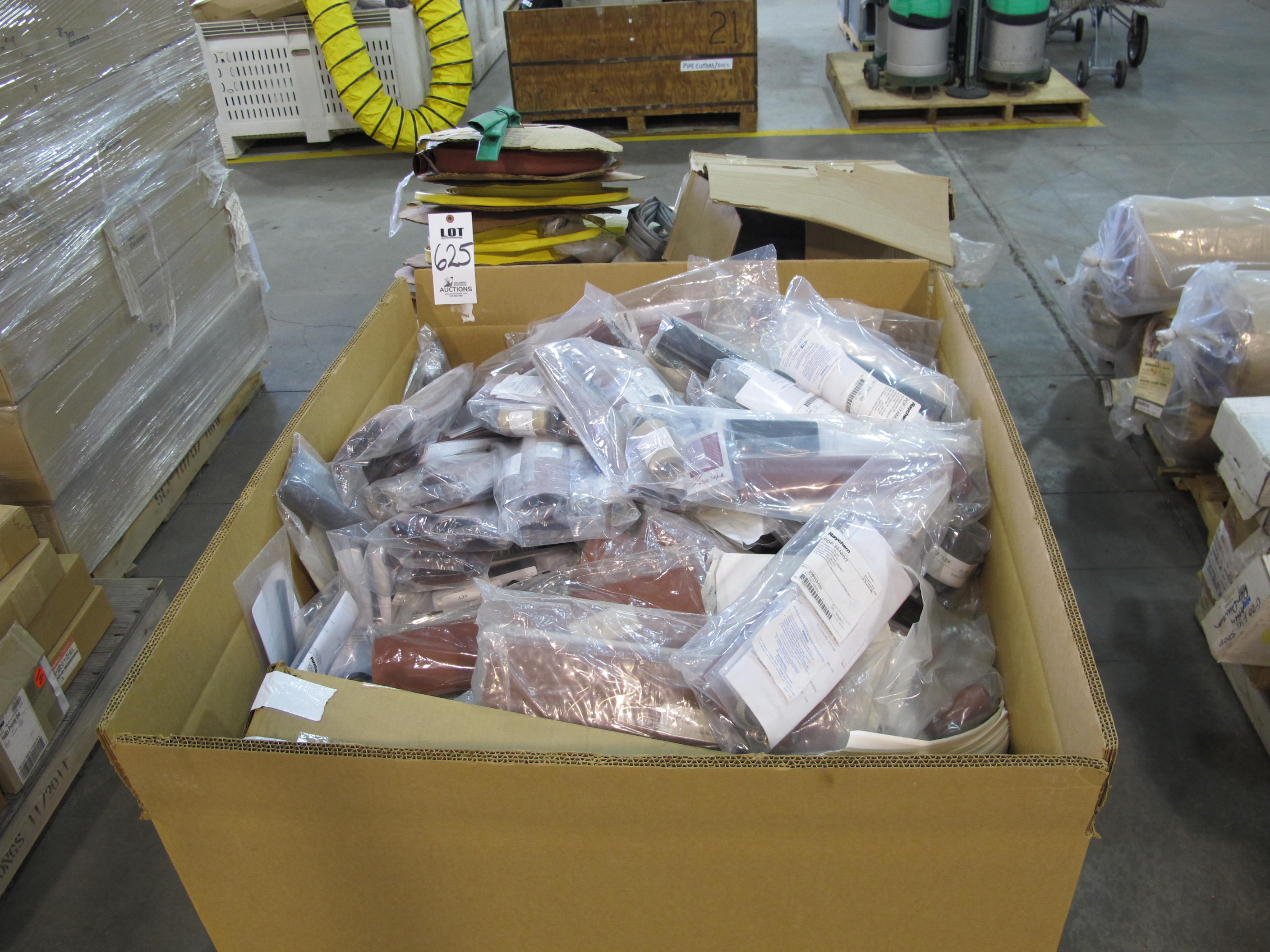 LOT (2) PALLETS ASSORTED TERMINATION KITS, CABLE & COVERS (G-49) LOADING & HANDLING FEE $30-