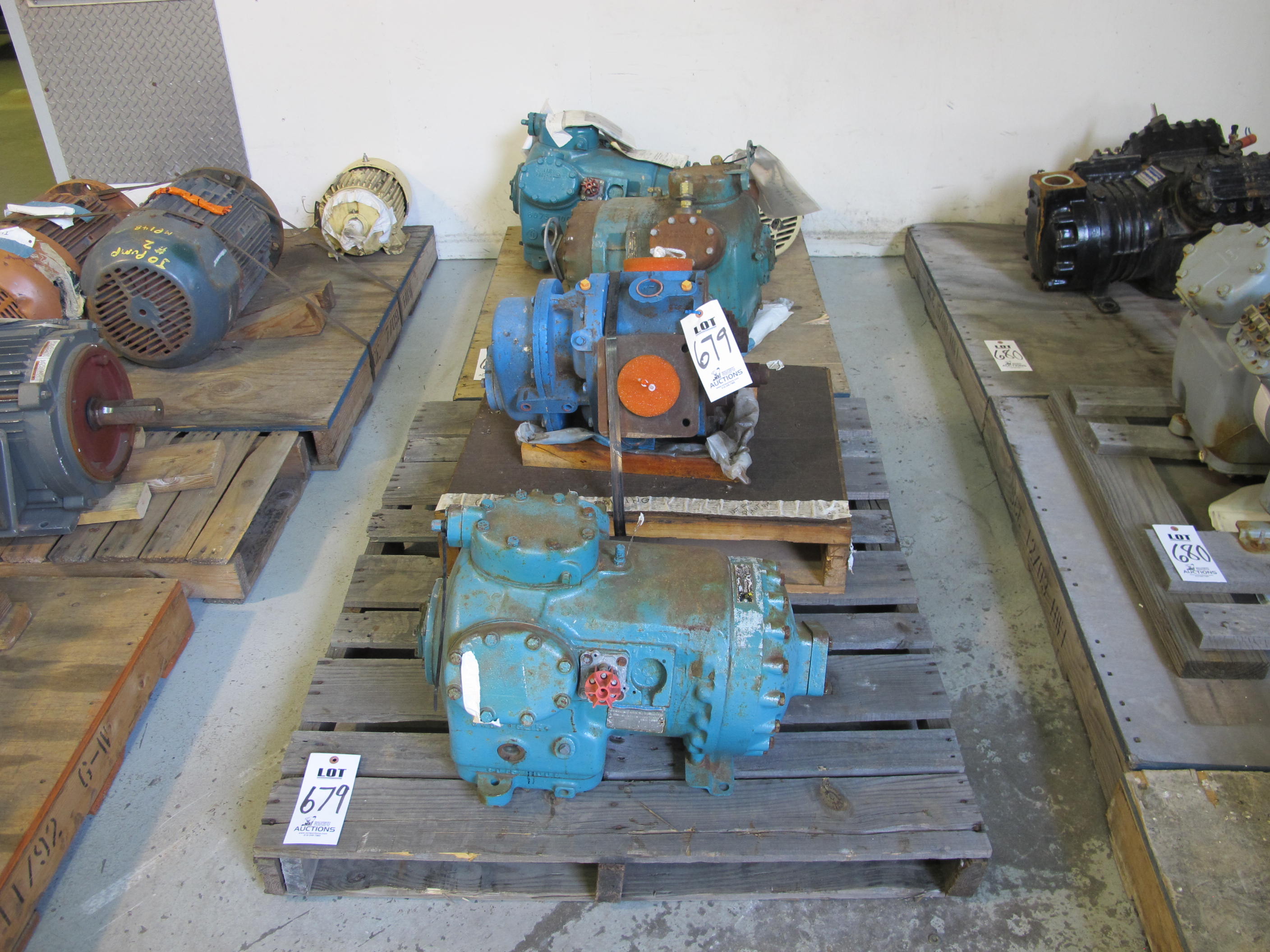 LOT (5) ASSORTED MOTORS (G-49) LOADING & HANDLING FEE $30-