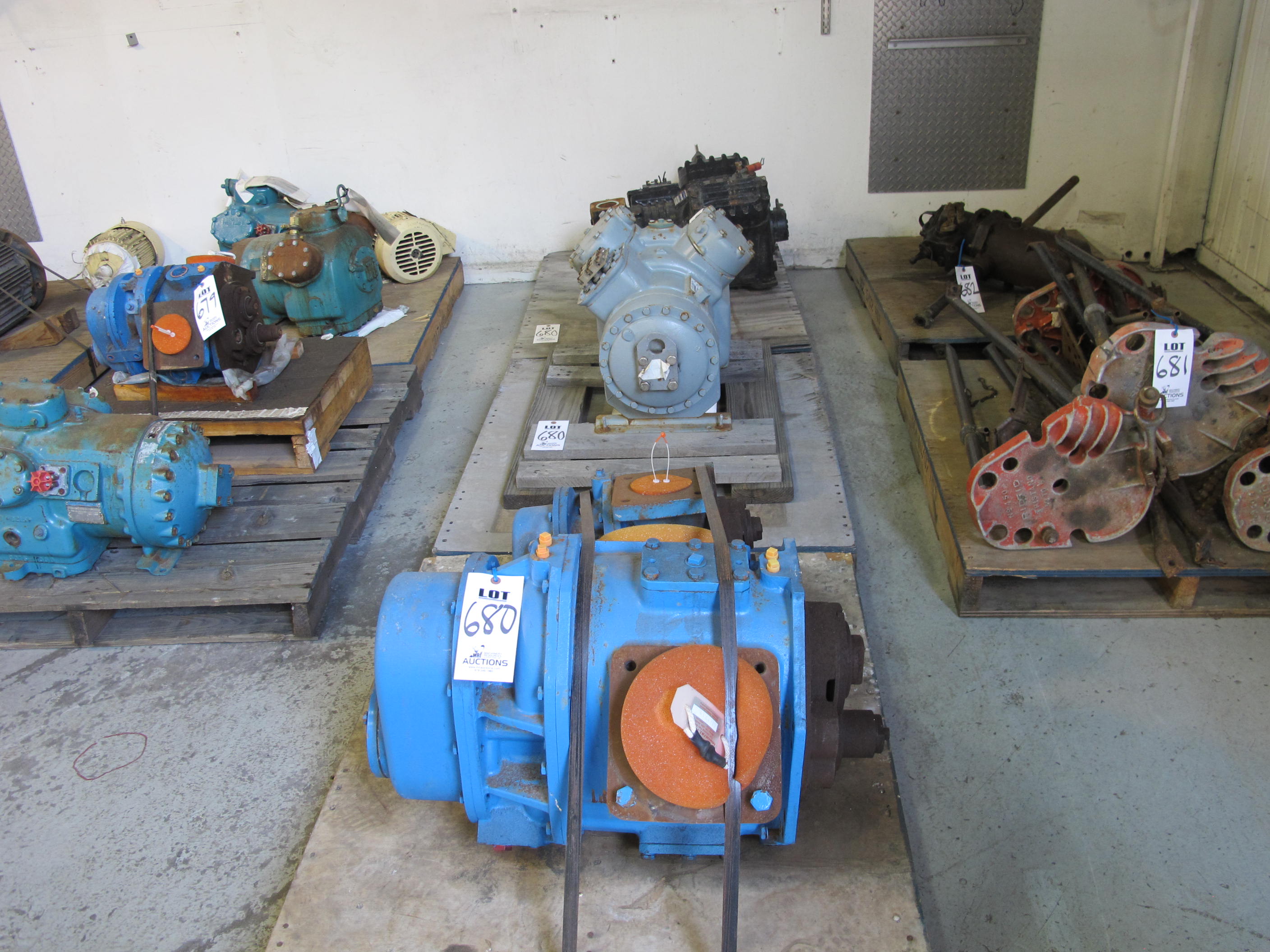 LOT (4) ASSORTED MOTORS (G-49) LOADING & HANDLING FEE $45-
