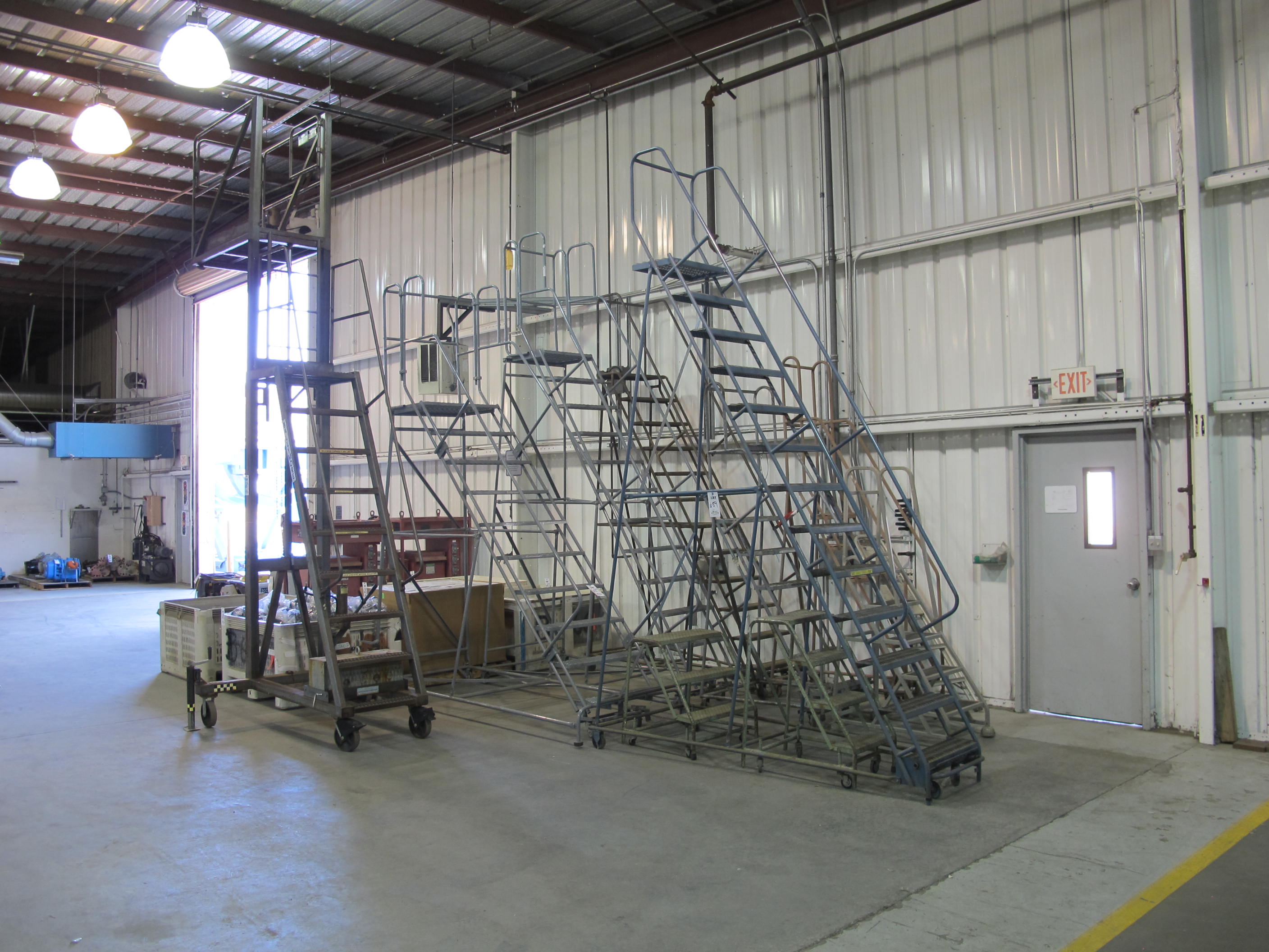 LOT (7) ASSORTED STEP LADDERS (G-49) LOADING & HANDLING FEE $50-