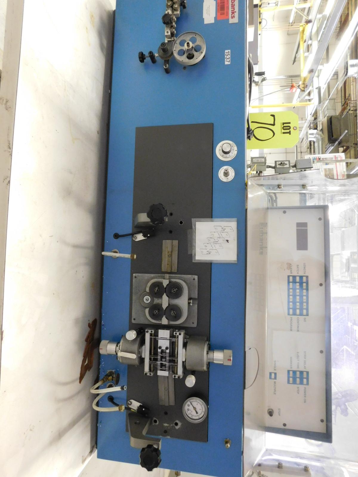 EUBANKS PNEUMATIC AUTOMATIC WIRE STRIPPER, MODEL 02700-04, S/N 1197-1133-70