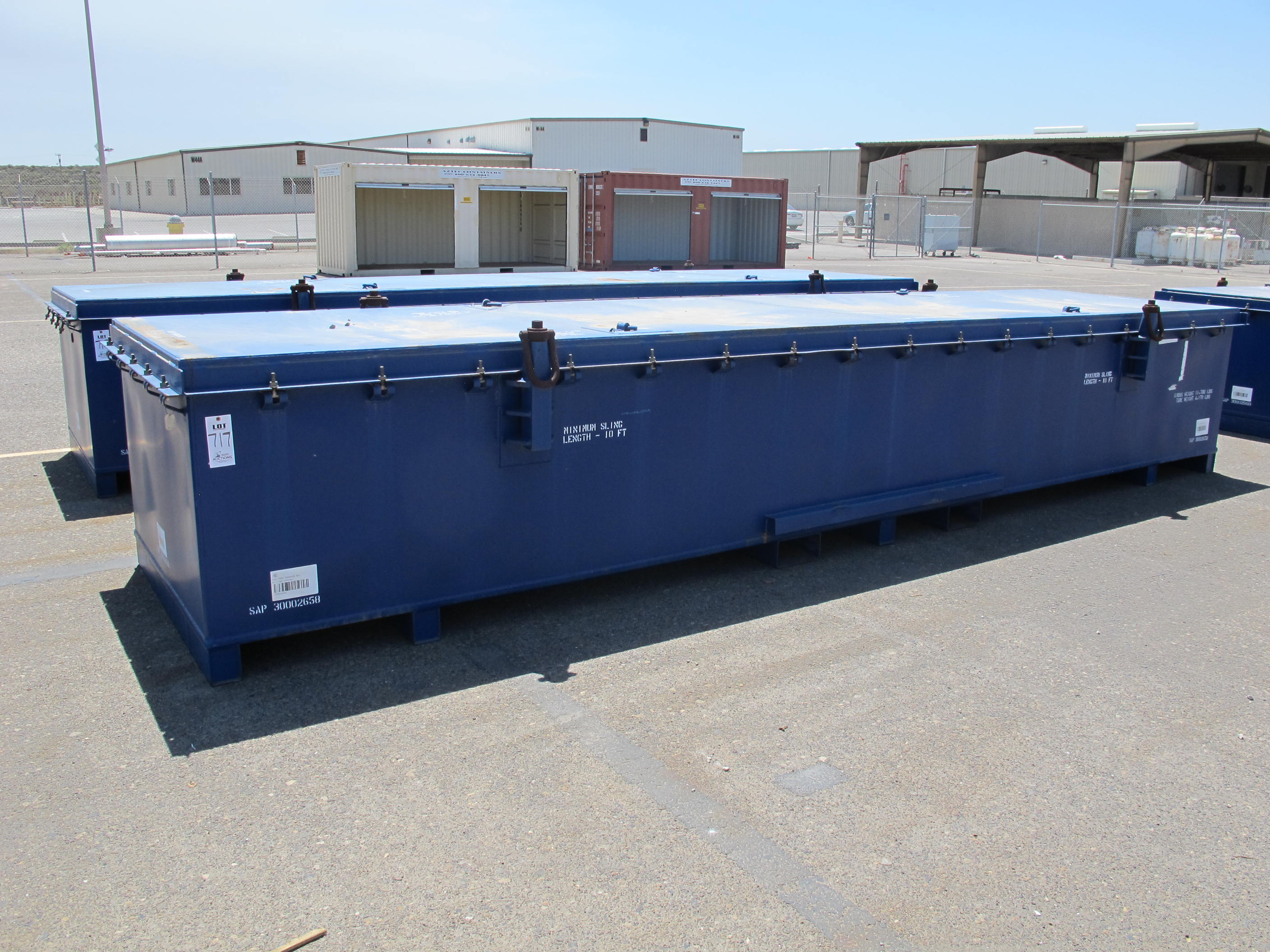 CEDM TRANSFER BOX , 56" X 20' X 40" X 4,170 LBS (G-49 YARD) LOADING & HANDLING FEE $100-
