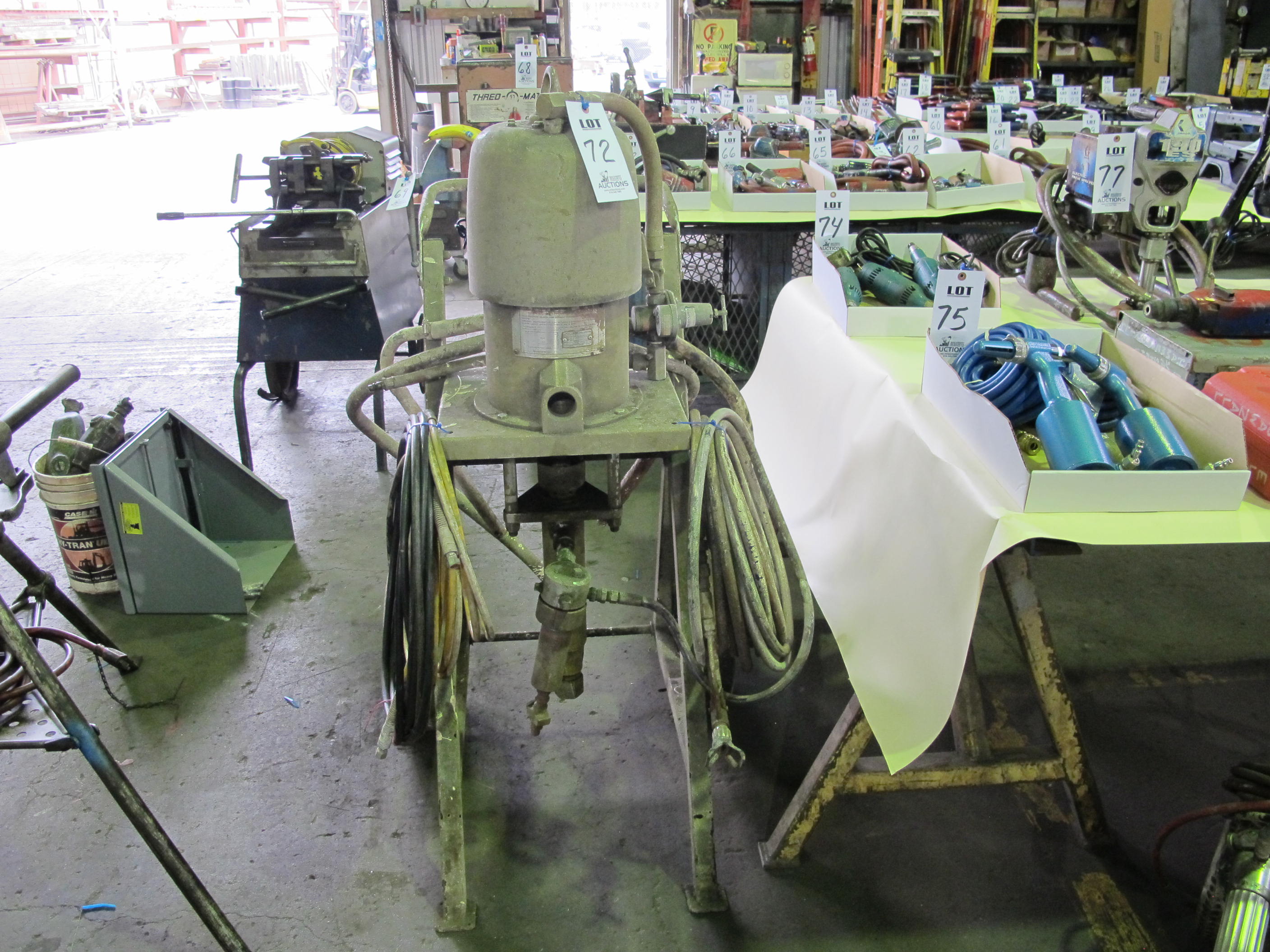 CRACGO MODEL 2052641 HIGH PRESSURE PUMP S/N: 143-72