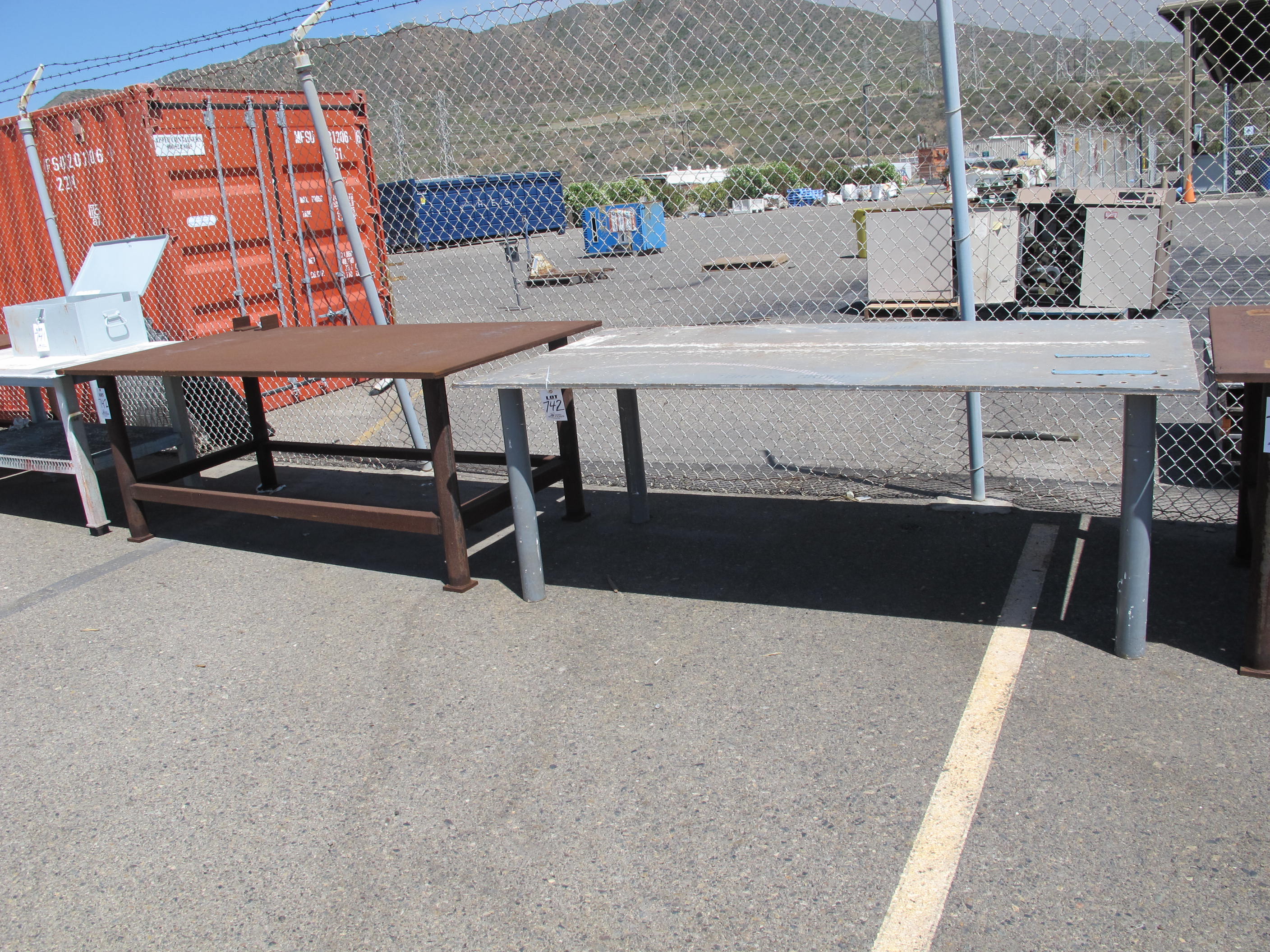 LOT (3) ASSORTED WELDING TABLES (G-49 YARD) LOADING & HANDLING FEE $75-