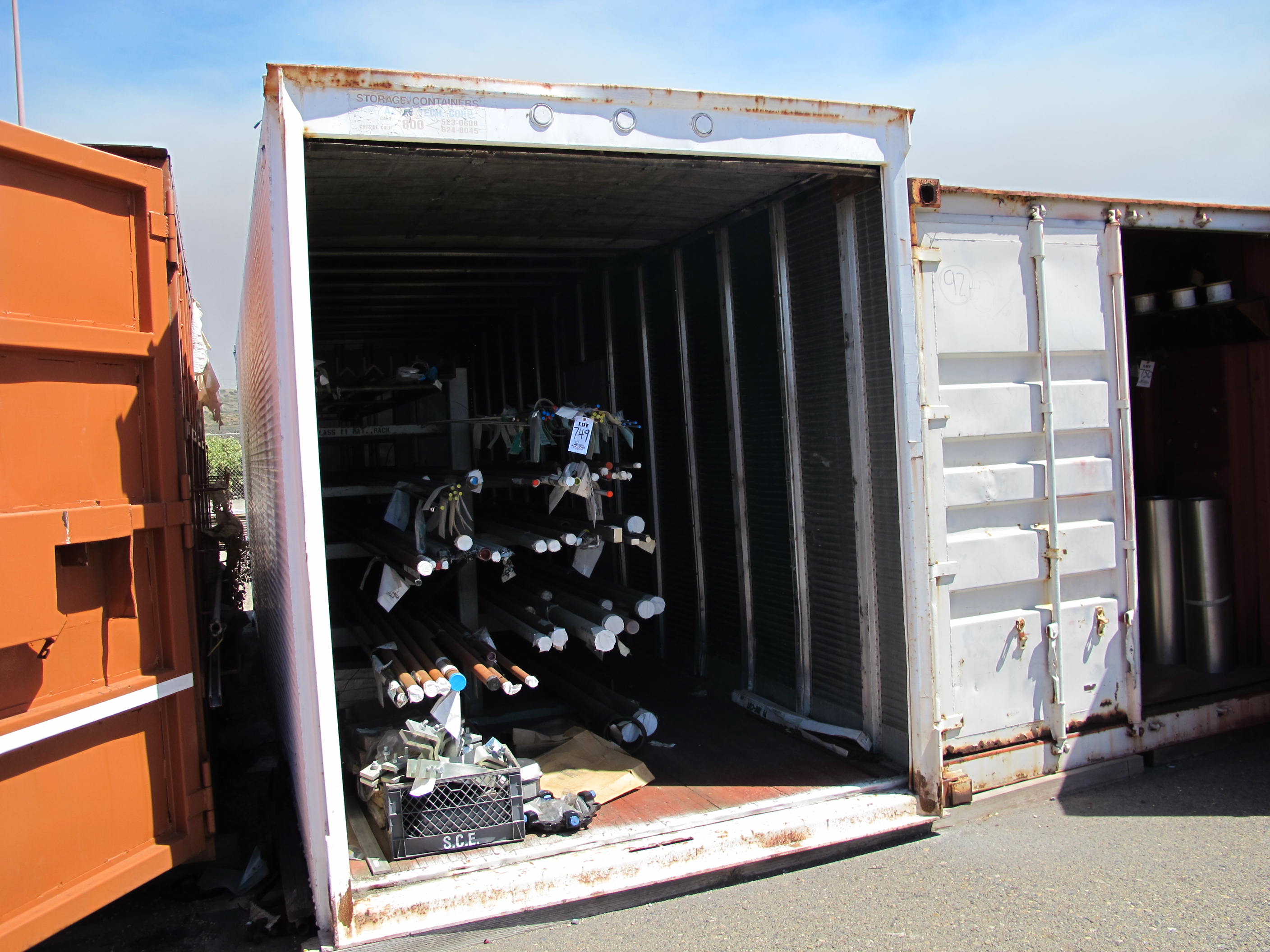 8' X 8' X 20' STORAGE CONTAINER (G-49 YARD) LOADING & HANDLING FEE $175-
