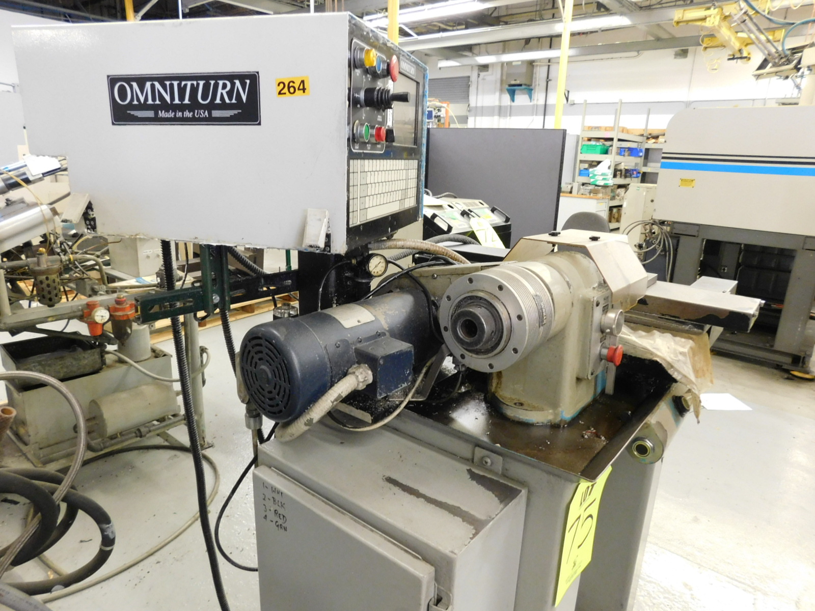 OMNITURN CNC SECOND OPERATION LATHE, MODEL OT-CNC, S/N 1962G2-75