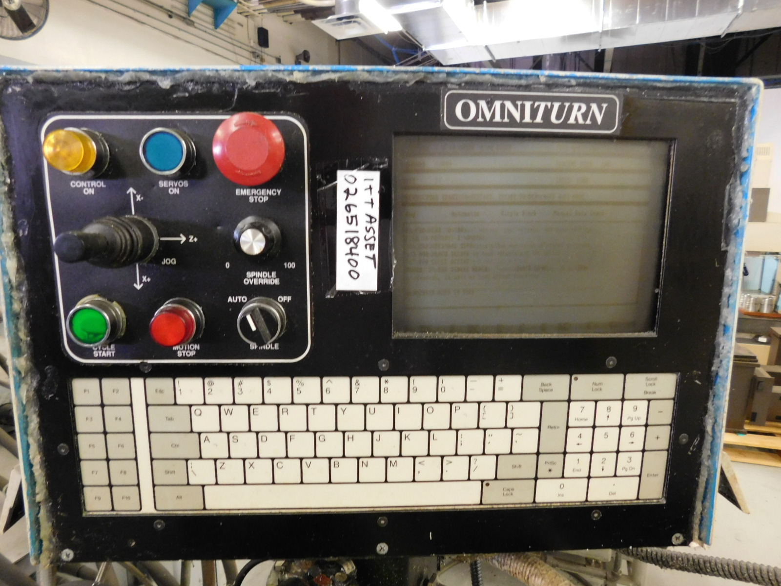 OMNITURN CNC SECOND OPERATION LATHE, MODEL OT-CNC, S/N 1962G2-75