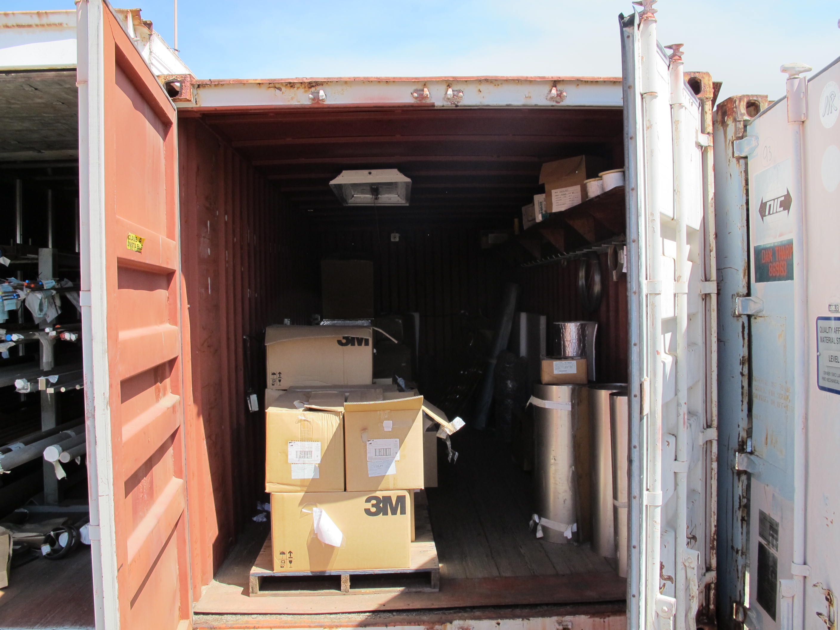 8' X 8' X 20' STORAGE CONTAINER (G-49 YARD) LOADING & HANDLING FEE $175-