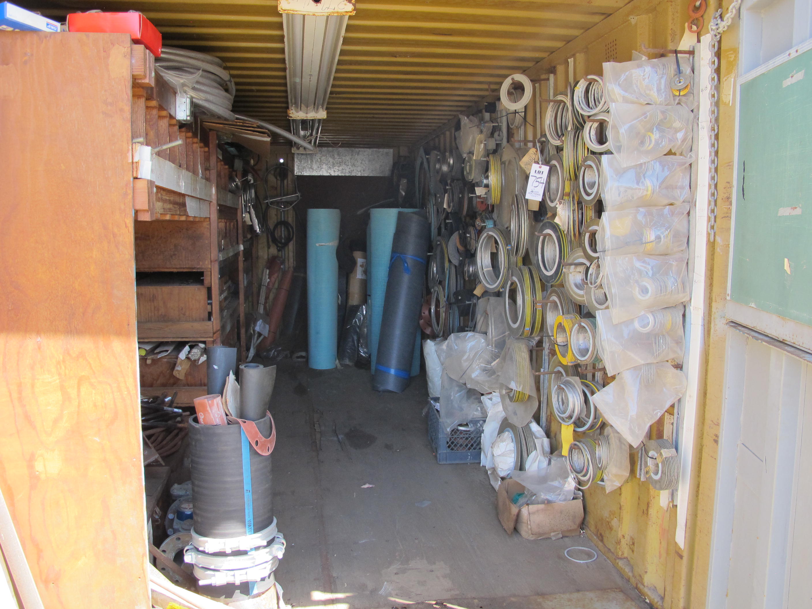8' X 8' X 20' STORAGE CONTAINER W/ CONTENTS (G-49 YARD) LOADING & HANDLING FEE $175-