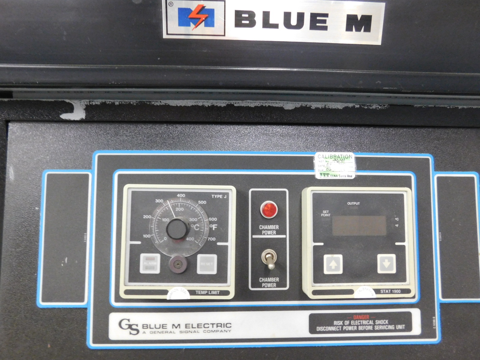 BLUE M OVEN, MODEL POM7-206C3, TEMP RANGE: UP TO 343 DEG. C/650 DEG. F, S/N P38-1779-77