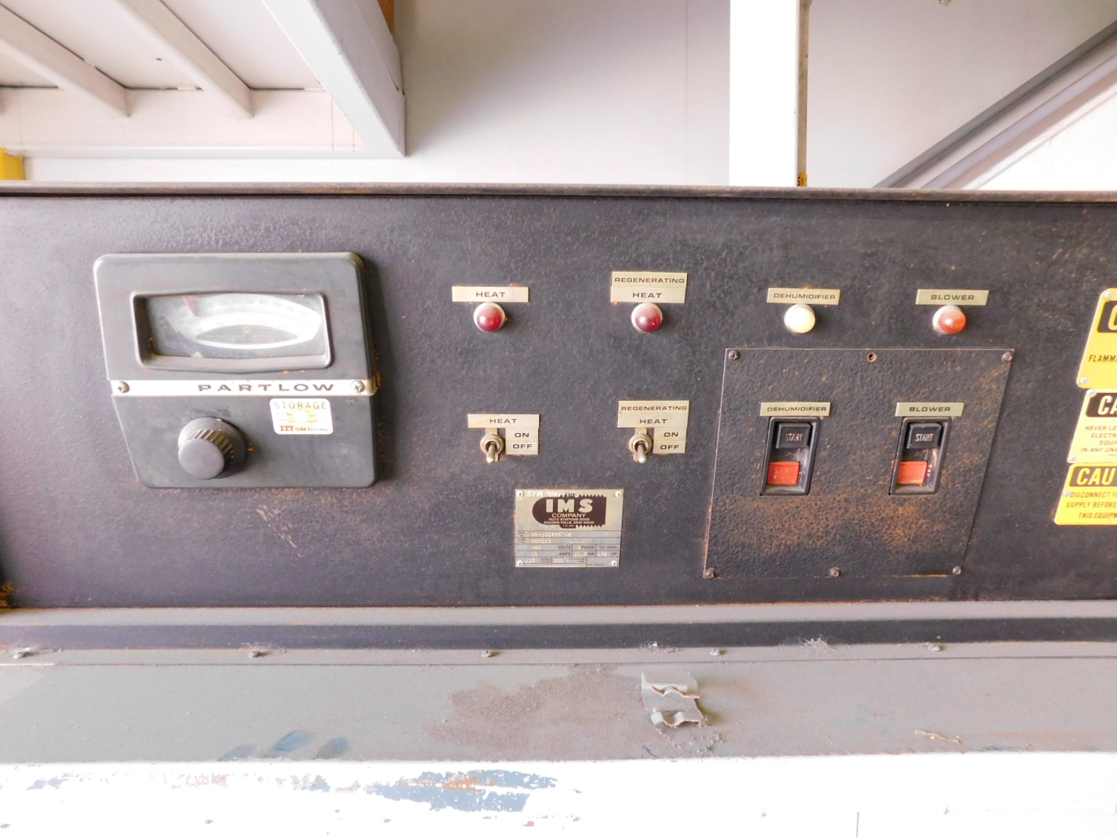 IMS 12 DRAWER DEHUMIDIFIER, MODEL DG-1012MSN2, MAX OPERATING TEMP: 350 DEG. F, S/N 260043-83