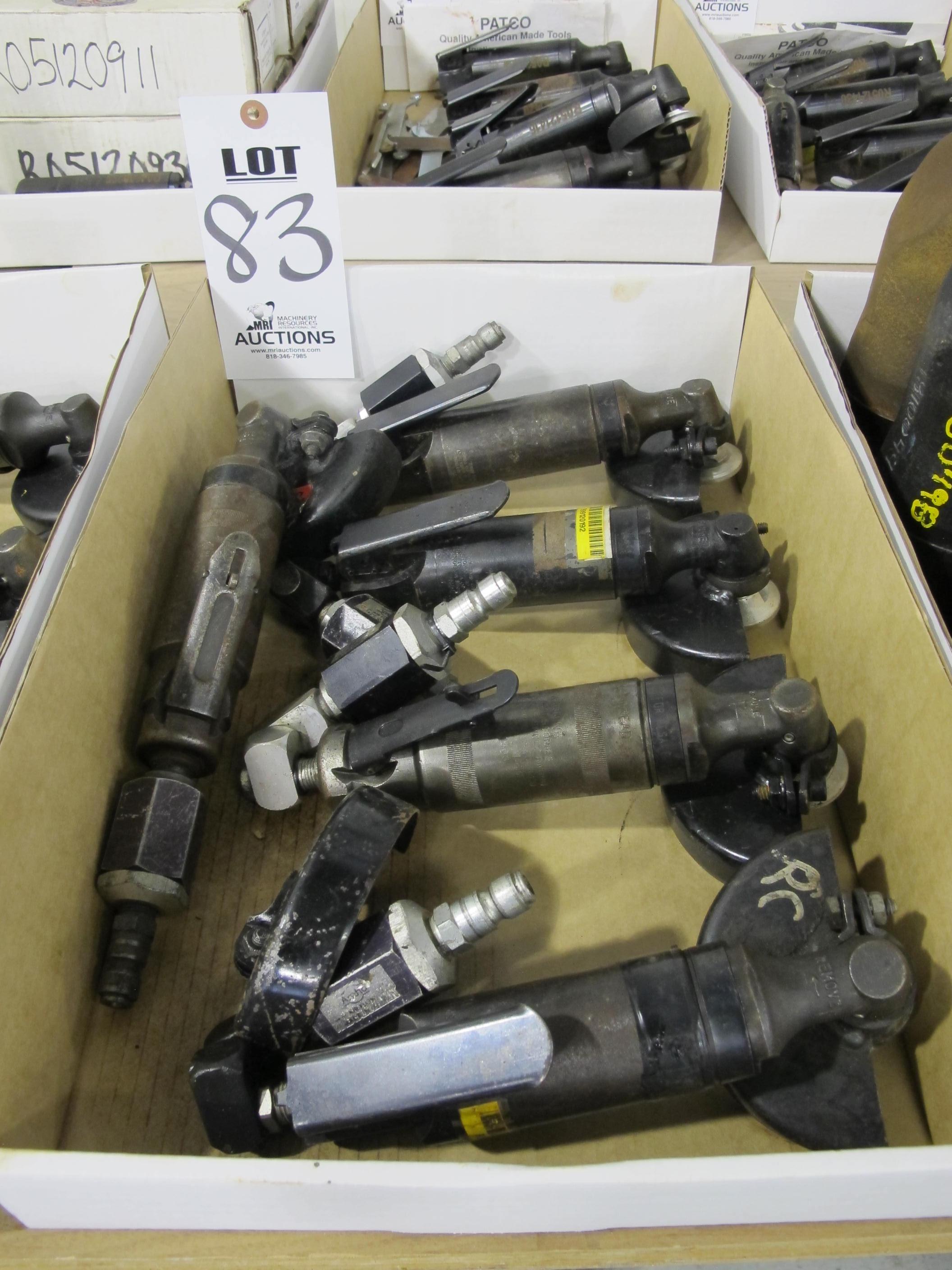 LOT (5) ASSORTED ANGLE GRINDERS (G-49) LOADING & HANDLING FEE $5-