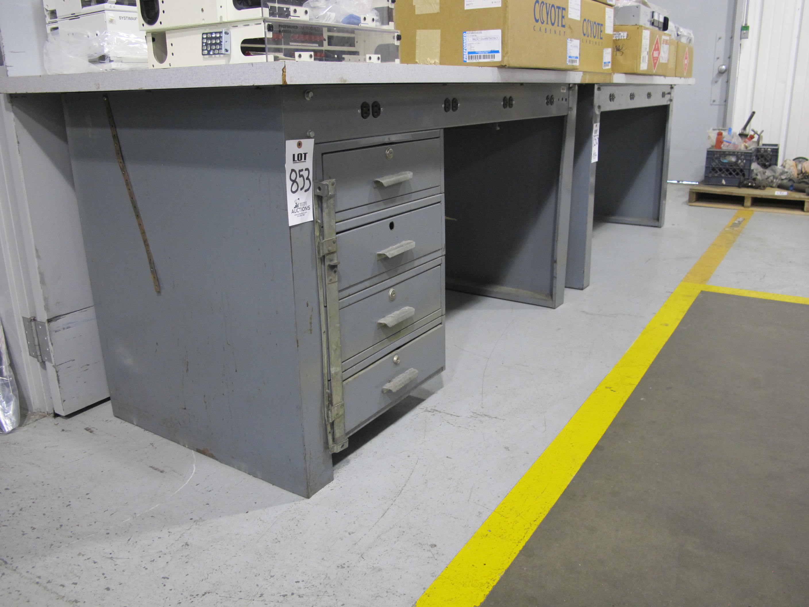 LOT (7) COYOTE AXCESS SOLUTIONS RACK MOUNT CABINETS (G-49) LOADING & HANDLING FEE $5-