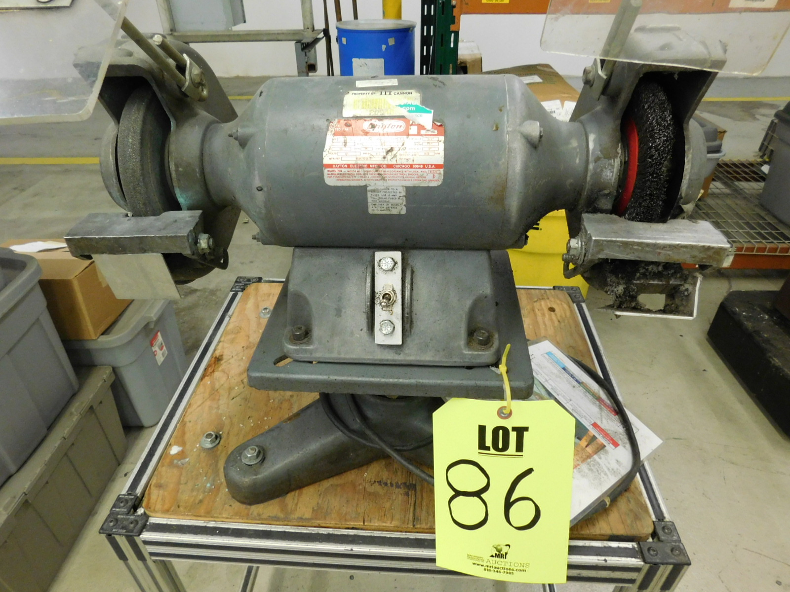 DAYTON 8" DOUBLE END BENCH GRINDER-86