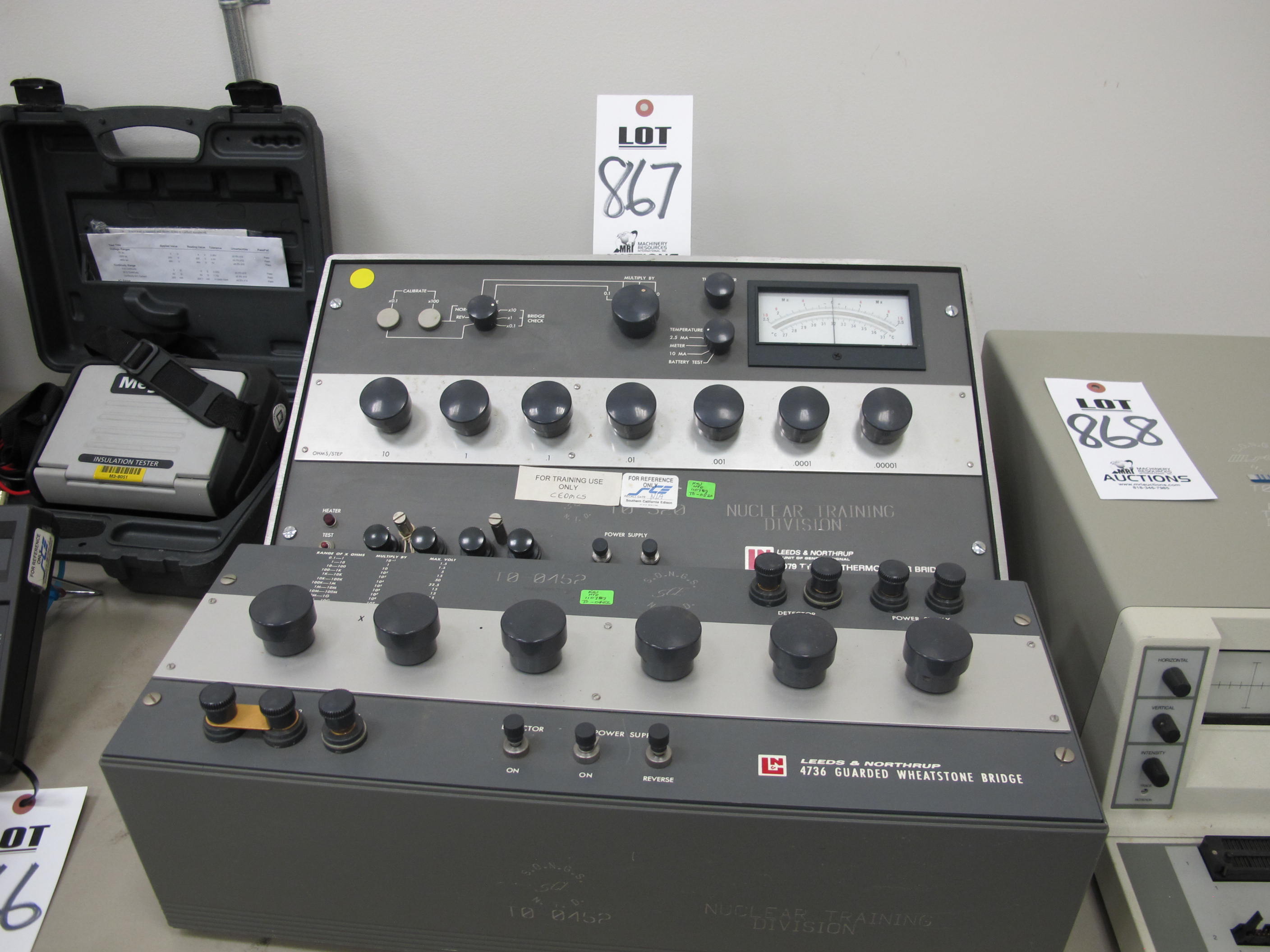 LOT (2) HP MODEL 6259B DC POWER SUPPLY (G-49) LOADING & HANDLING FEE $5-