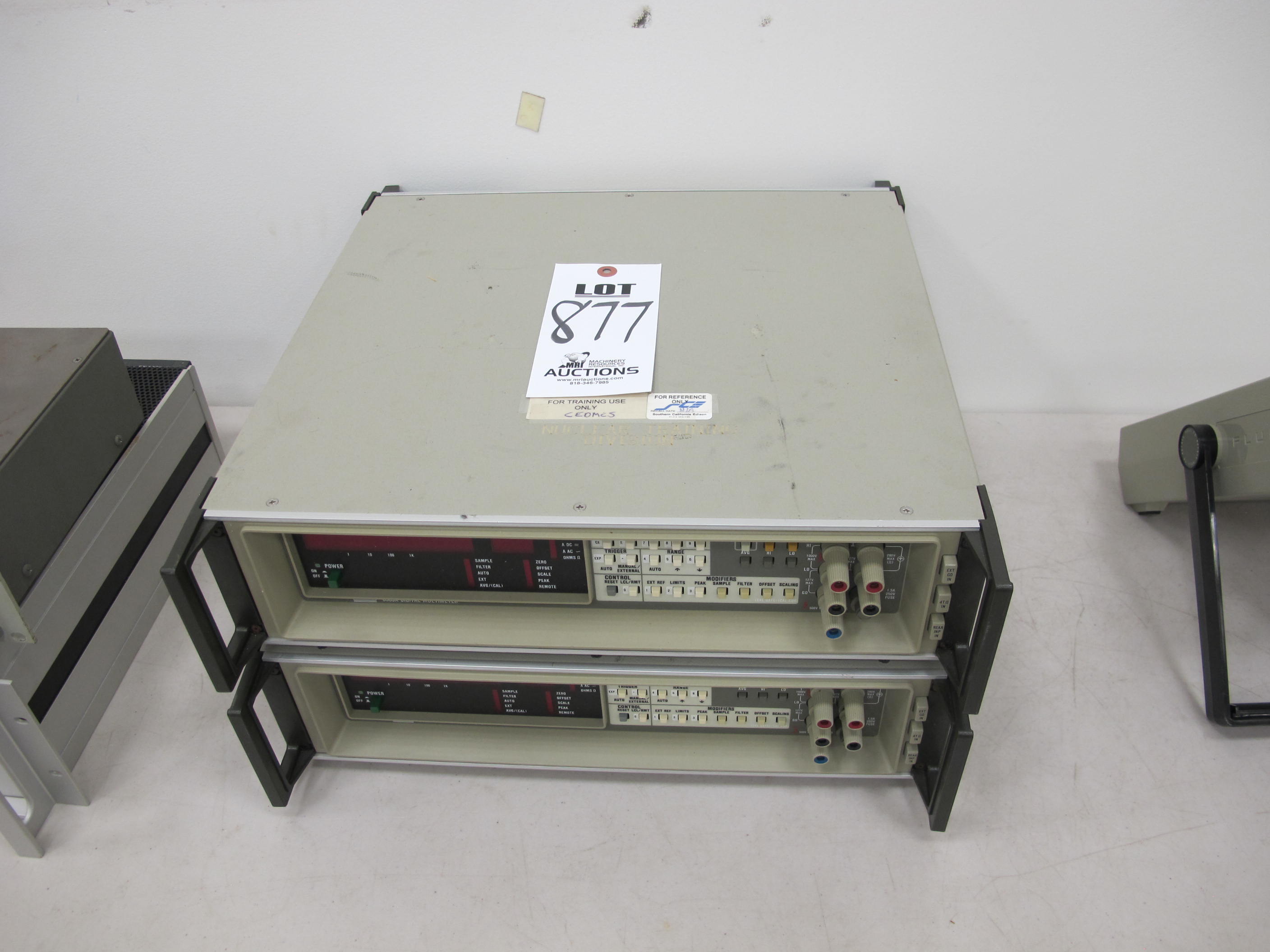 LOT (2) BIDDLE MODEL 405 AC HIGH-POT TESTER (G-49) LOADING & HANDLING FEE $5-