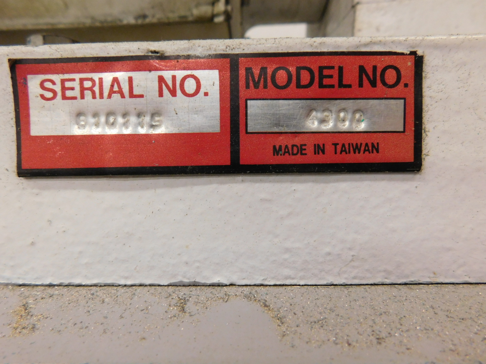 WILTON 6" BELT SANDER, MODEL 4300, S/N 810115-90