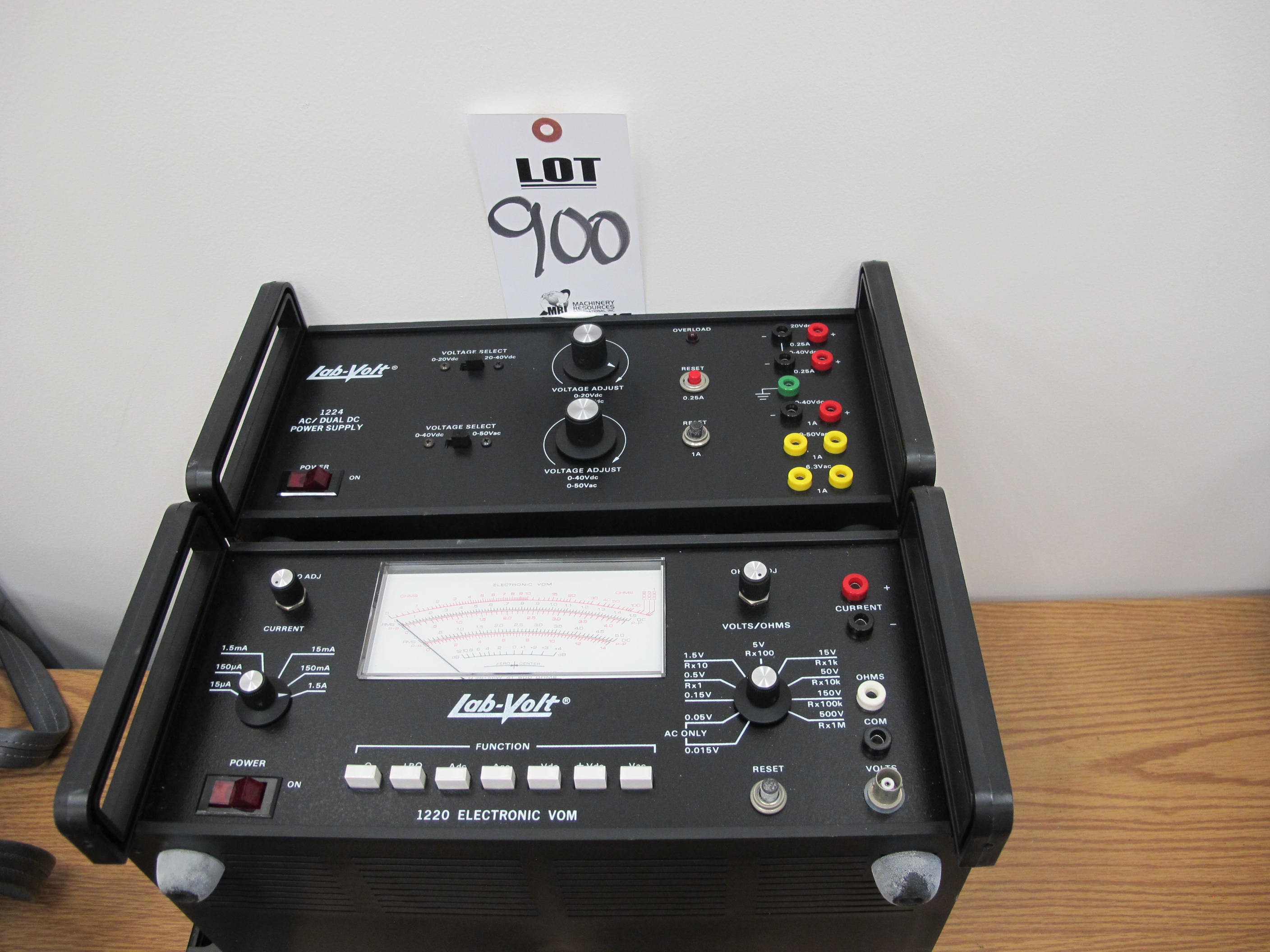 LOT (4) LAB-VOLT POWER SUPPLIES (G-49) LOADING & HANDLING FEE $5-