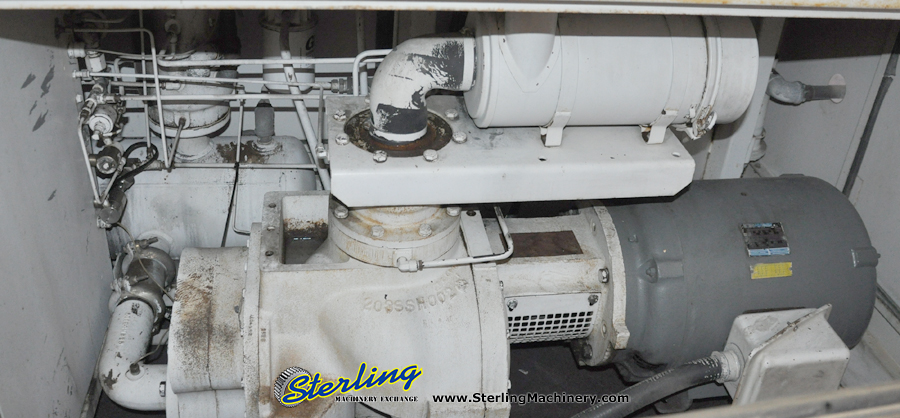 200 CFM Used Gardner Denver Electra Saver Turn Valve Rotary Screw Air Compressor, Mdl. Electra Saver EAH99A, 50 H.P., Hours On Meter : 67,624.4, AutoSentry ES+ Compressor Control, Direct Drive Non Geared Airend, Heavy Duty Inlet Air Filter, AirSmart-12