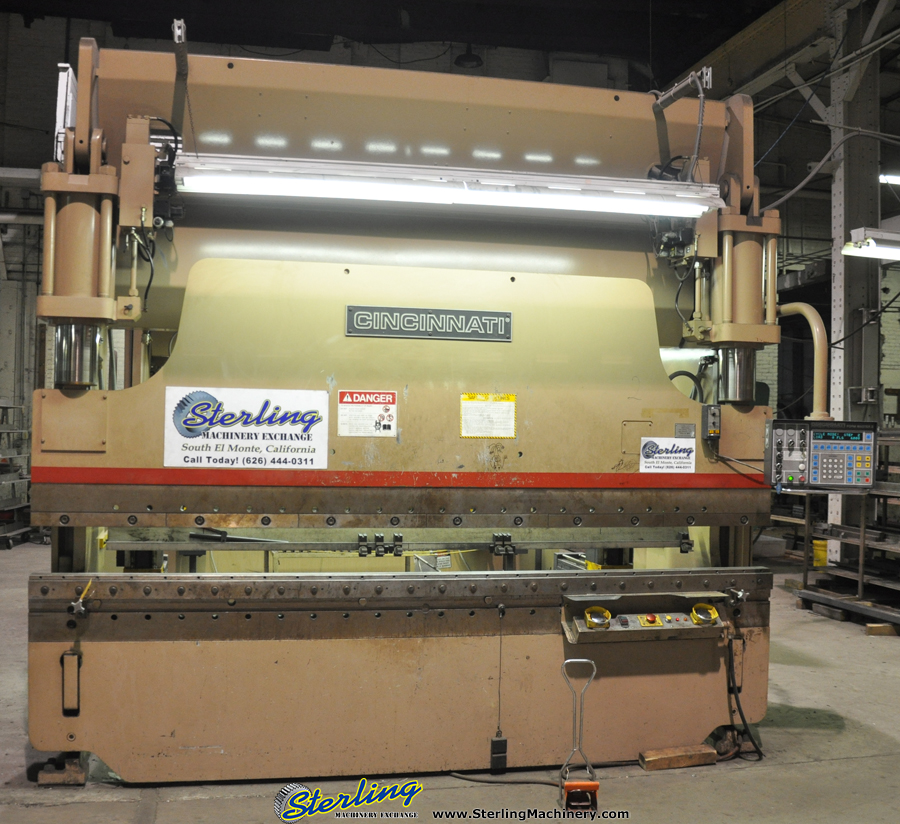175 Ton x 12' Used Cincinnati 5 Axis Form Master II CNC Hydraulic Press Brake With (Extended Stroke), Mdl. 175-FMII, Cincinnati Formaster II 5 Axis CNC Control, Programmable Forming & Tonnage, Extra Stroke & Shut Height, Bed Compensation Package, Dua-35