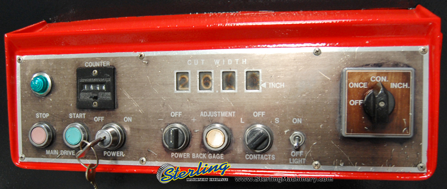 3/16 x 10' Used Amada Power Shear-36