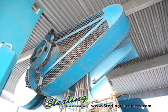 150 Ton Used Verson Gap Frame Press (Double Crank), 120 x 30" OVERSIZED BED-40