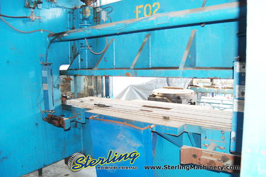 150 Ton Used Verson Gap Frame Press (Double Crank), 120 x 30" OVERSIZED BED-40