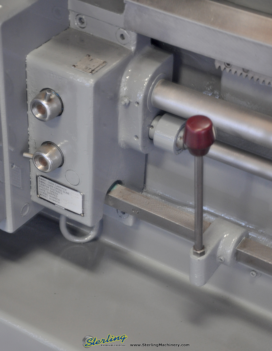 21'' x 54'' Used Lodge & Shipley Engine Lathe, Mdl. 2013 AVS, 3 & 4 Jaw Chuck, Tool Post, Live Center, General Electric Speed Variator, 10 H.P. #A1670-42